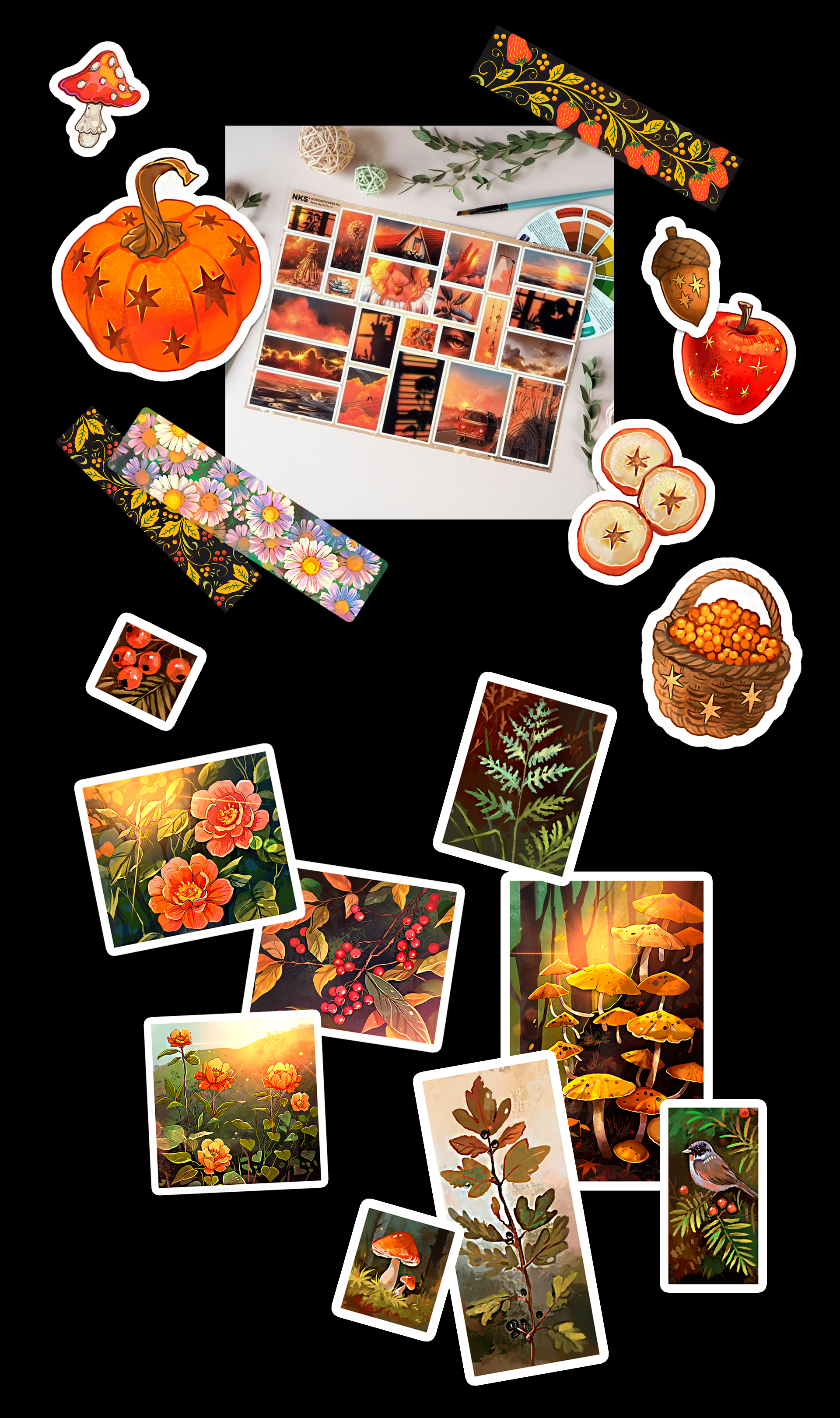 Stickerfolio | Стикеры для NKS — Изображение №8 — Иллюстрация, Графика на Dprofile