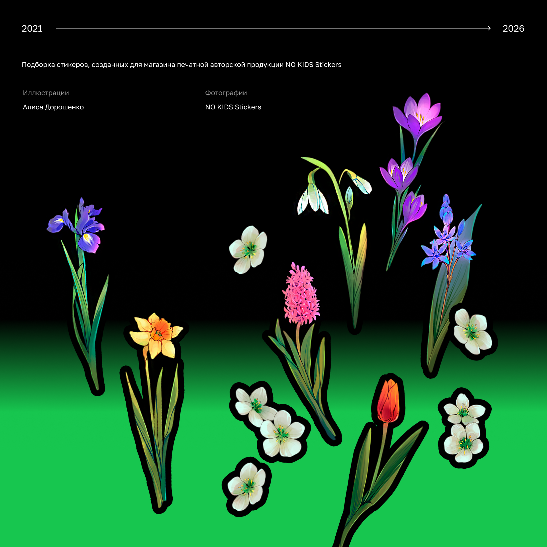 Stickerfolio | Стикеры для NKS — Изображение №2 — Иллюстрация, Графика на Dprofile