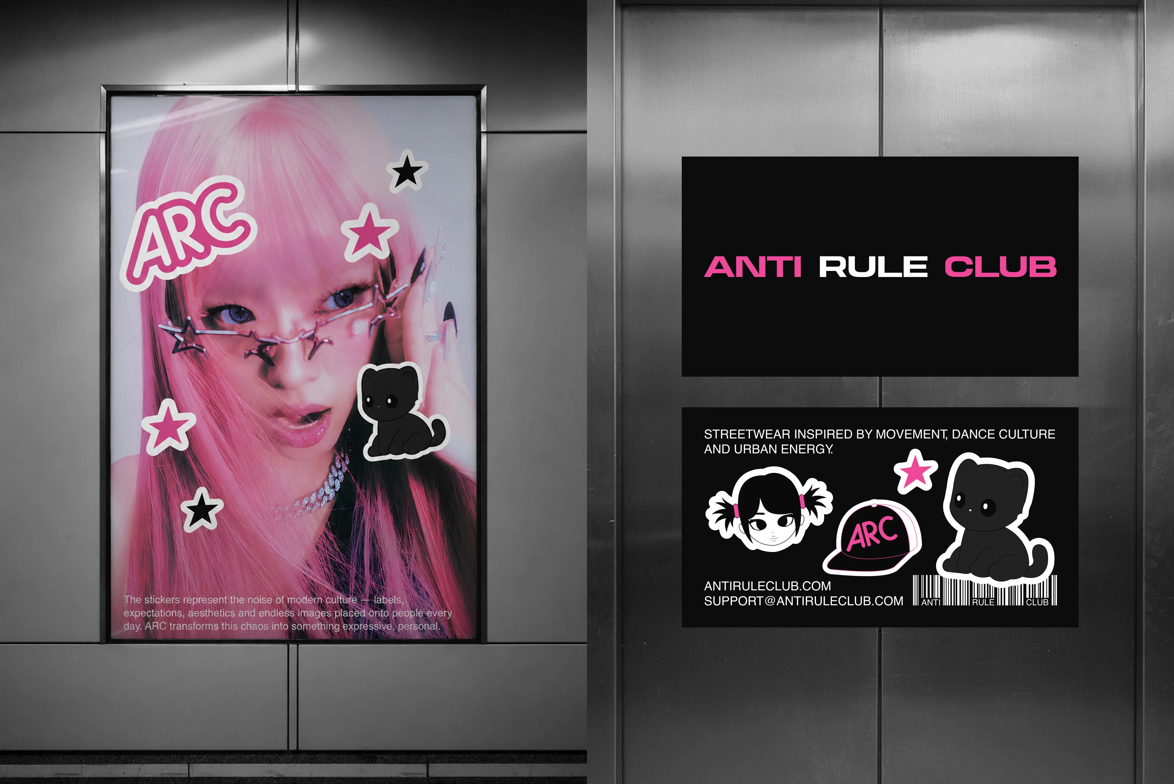ARC / Anti Rule Club — Visual Identity — Изображение №9 — Брендинг на Dprofile