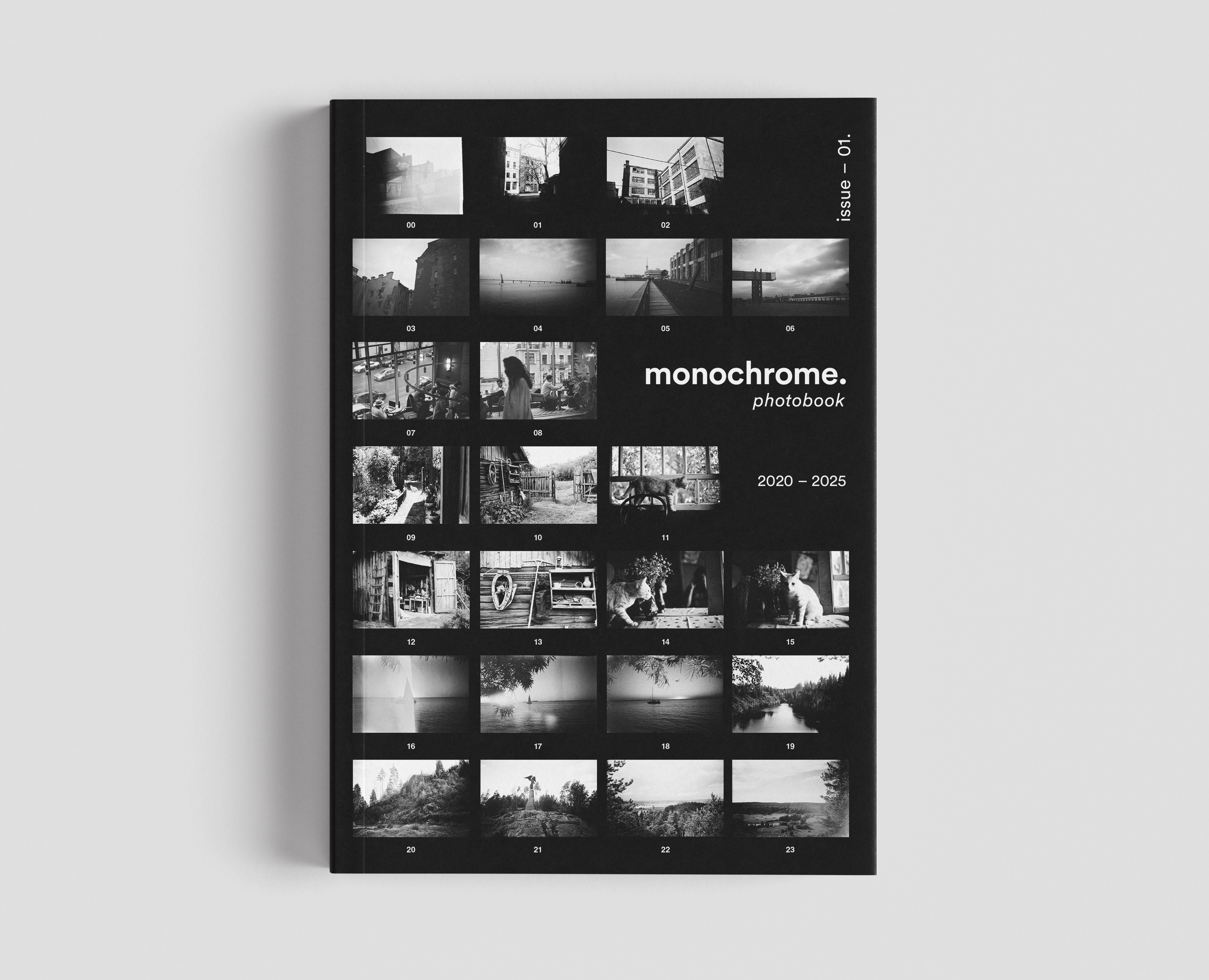 Monochrome photobook — Брендинг, Графика на Dprofile