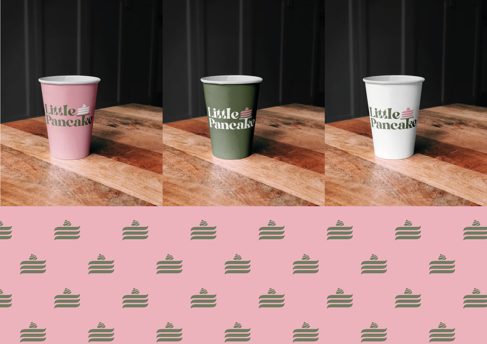 Фирменный стиль для кондитерской-кофейни "Little Pancake" — Изображение №7 — Брендинг на Dprofile