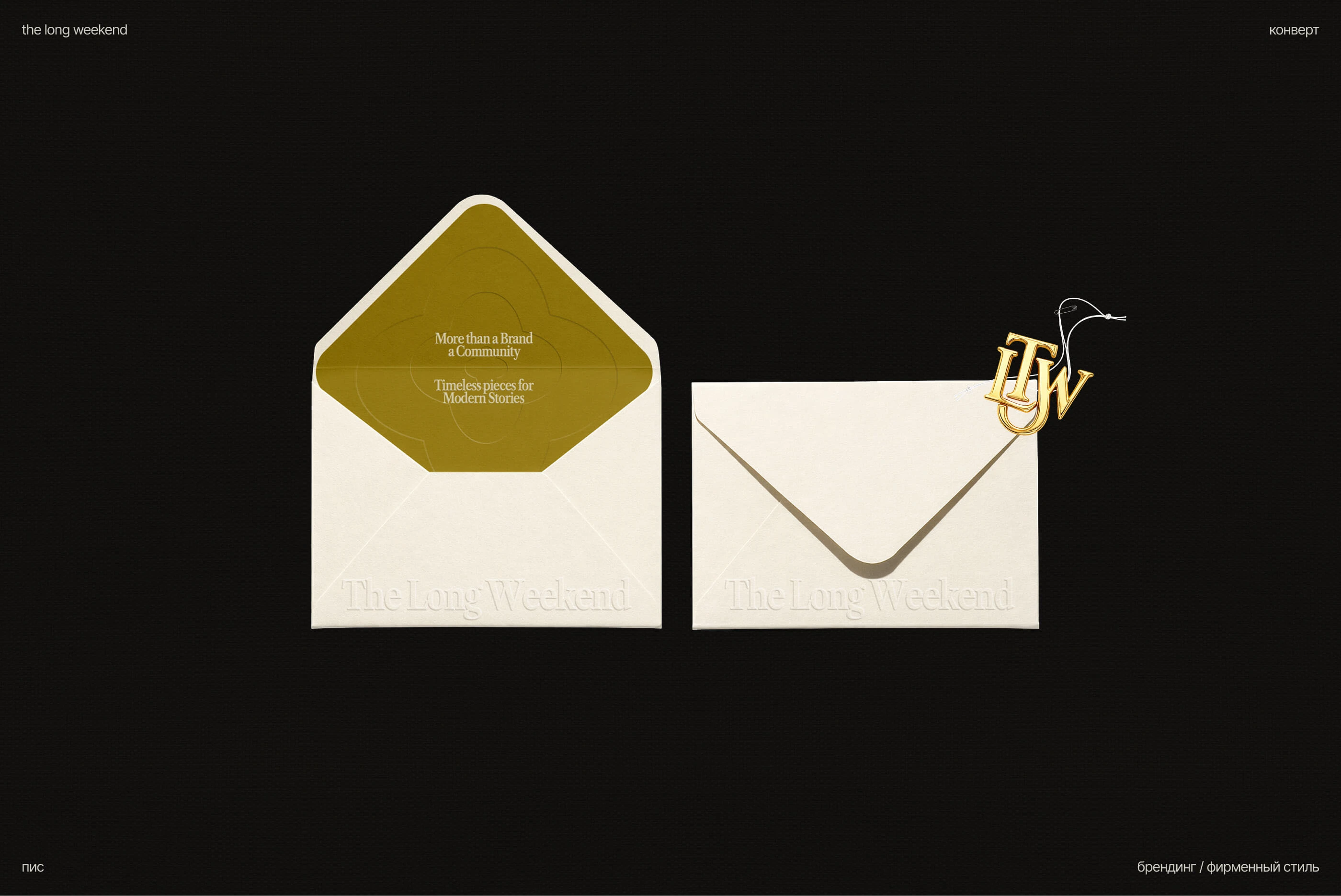 The Long Weekend | брендинг магазина одежды | айдентика — Изображение №3 — Брендинг на Dprofile