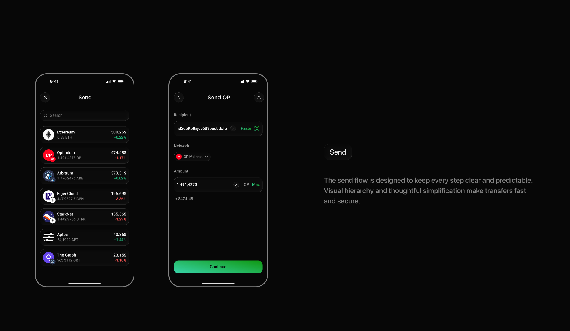 Arborium. AI Crypto Wallet — Изображение №12 — Интерфейсы на Dprofile