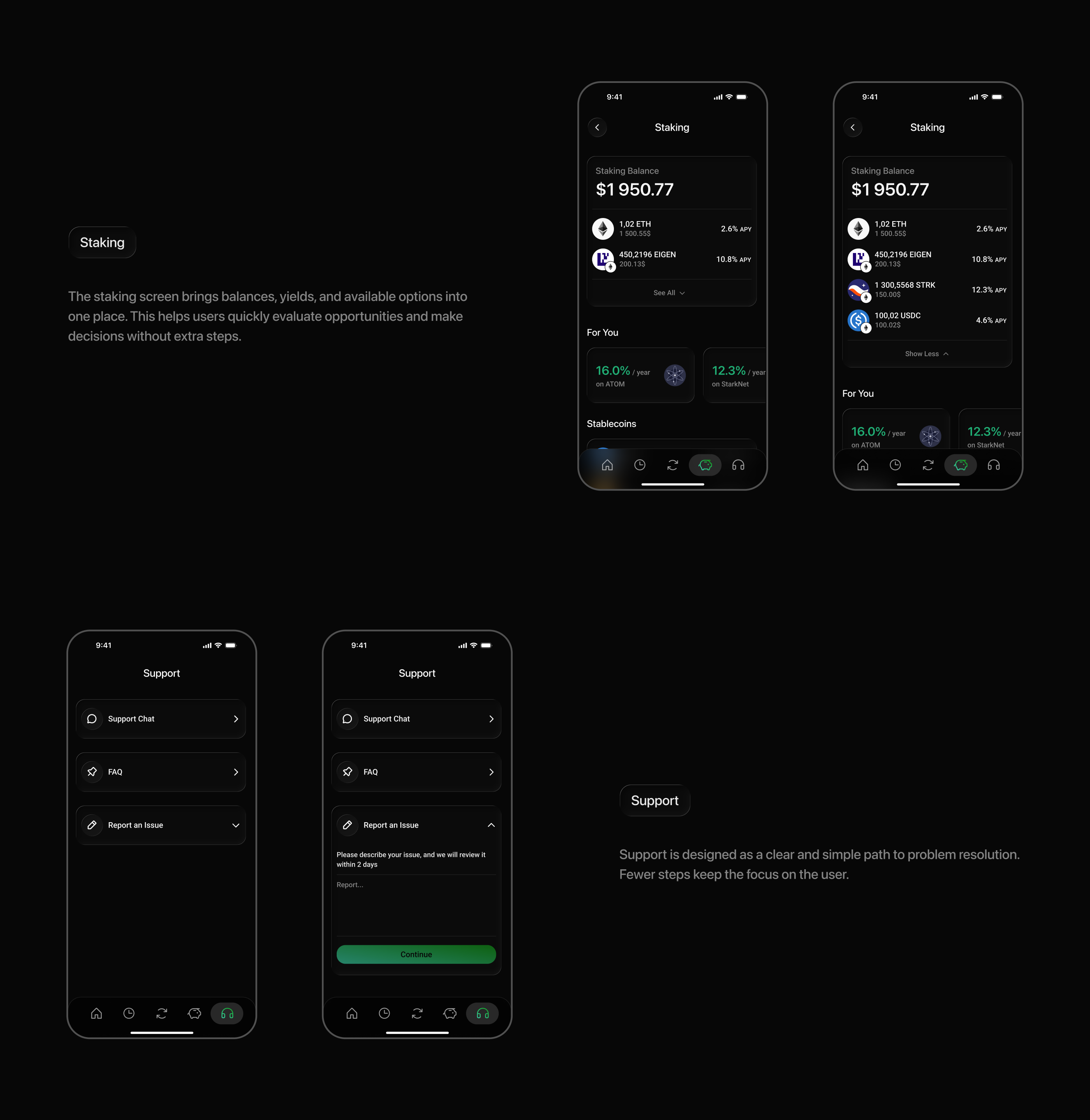 Arborium. AI Crypto Wallet — Изображение №9 — Интерфейсы на Dprofile