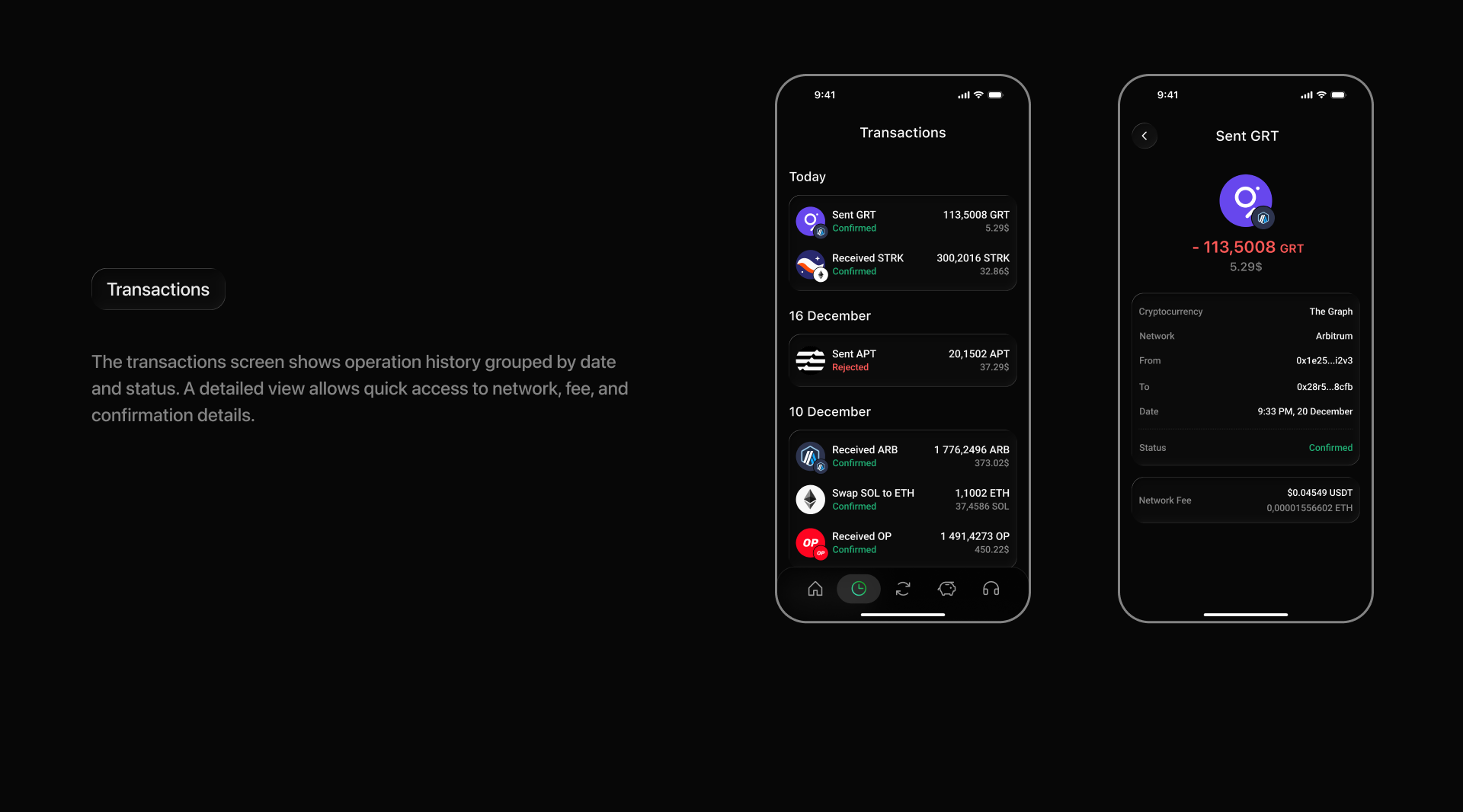 Arborium. AI Crypto Wallet — Изображение №10 — Интерфейсы на Dprofile