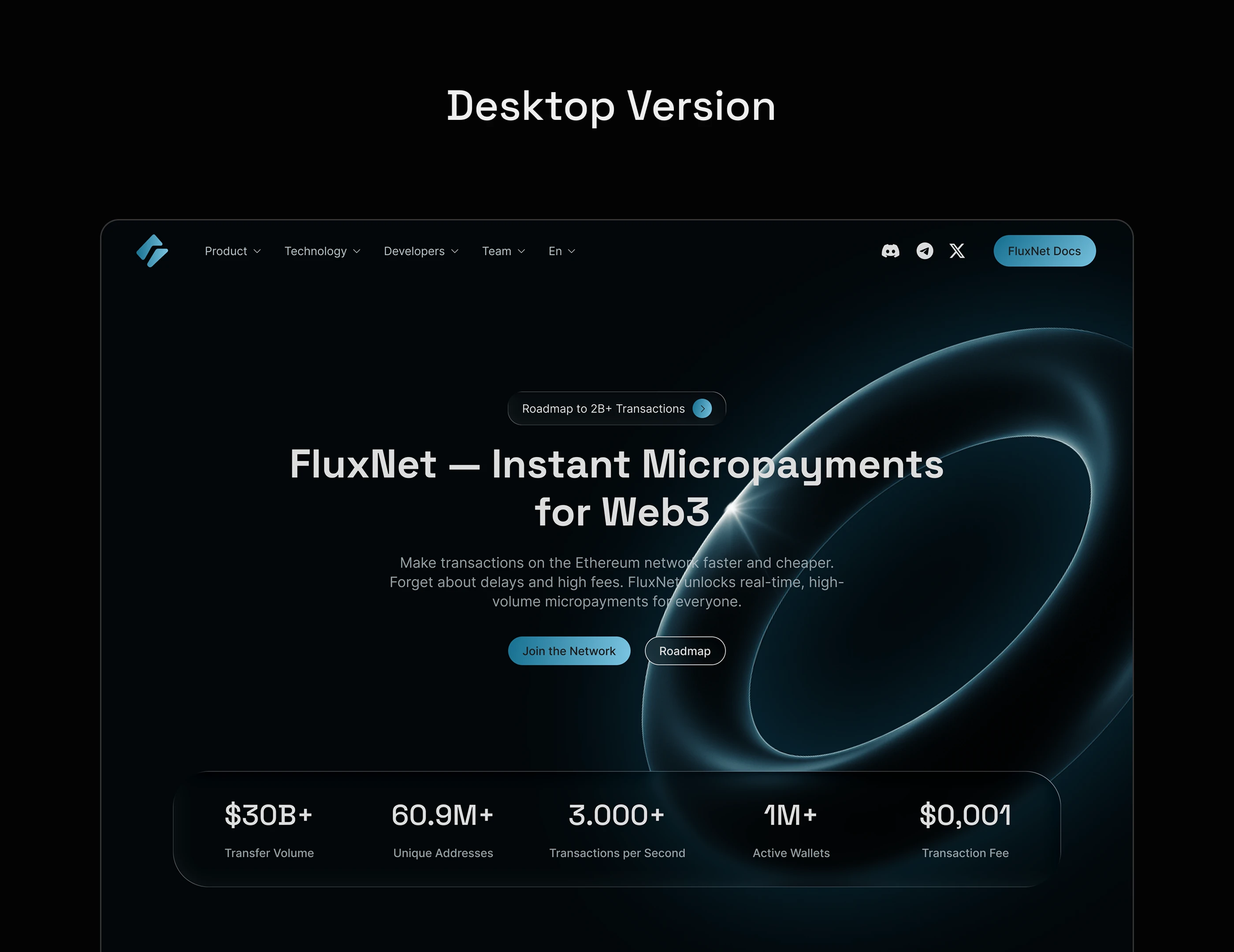 FluxNet — Instant Micropayments for Web3 — Изображение №7 — Интерфейсы на Dprofile
