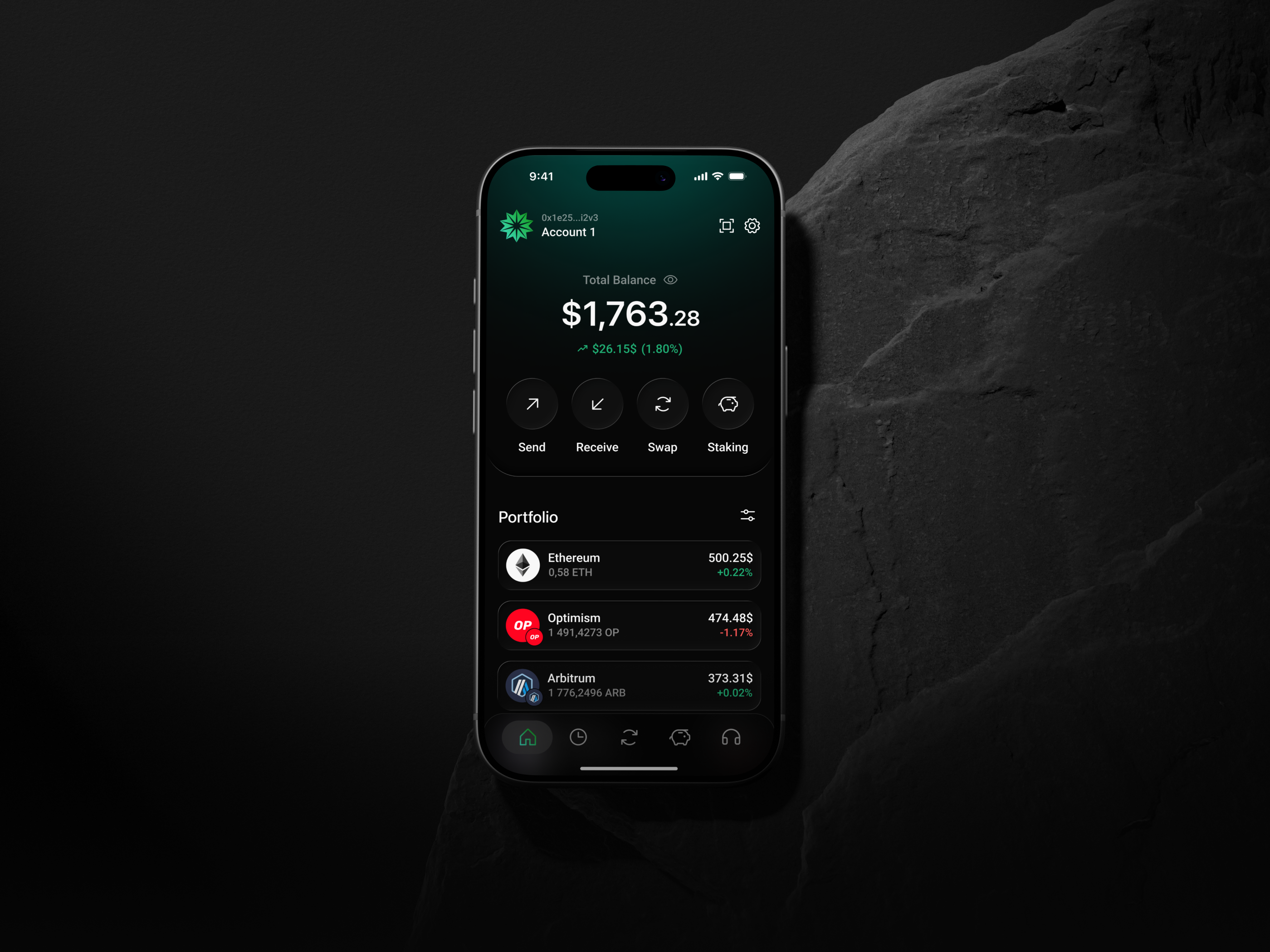 Arborium. AI Crypto Wallet — Изображение №1 — Интерфейсы на Dprofile