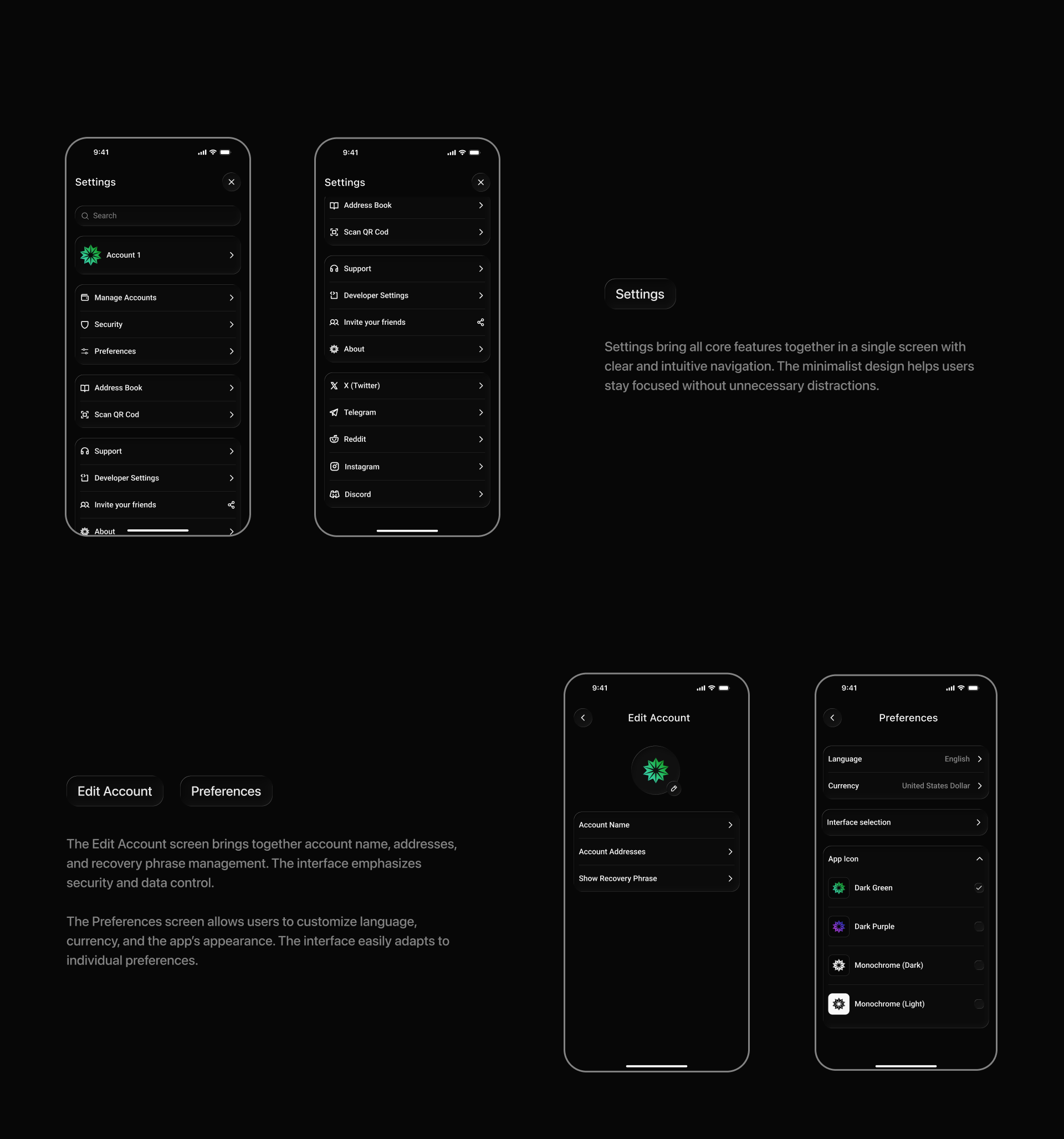 Arborium. AI Crypto Wallet — Изображение №18 — Интерфейсы на Dprofile