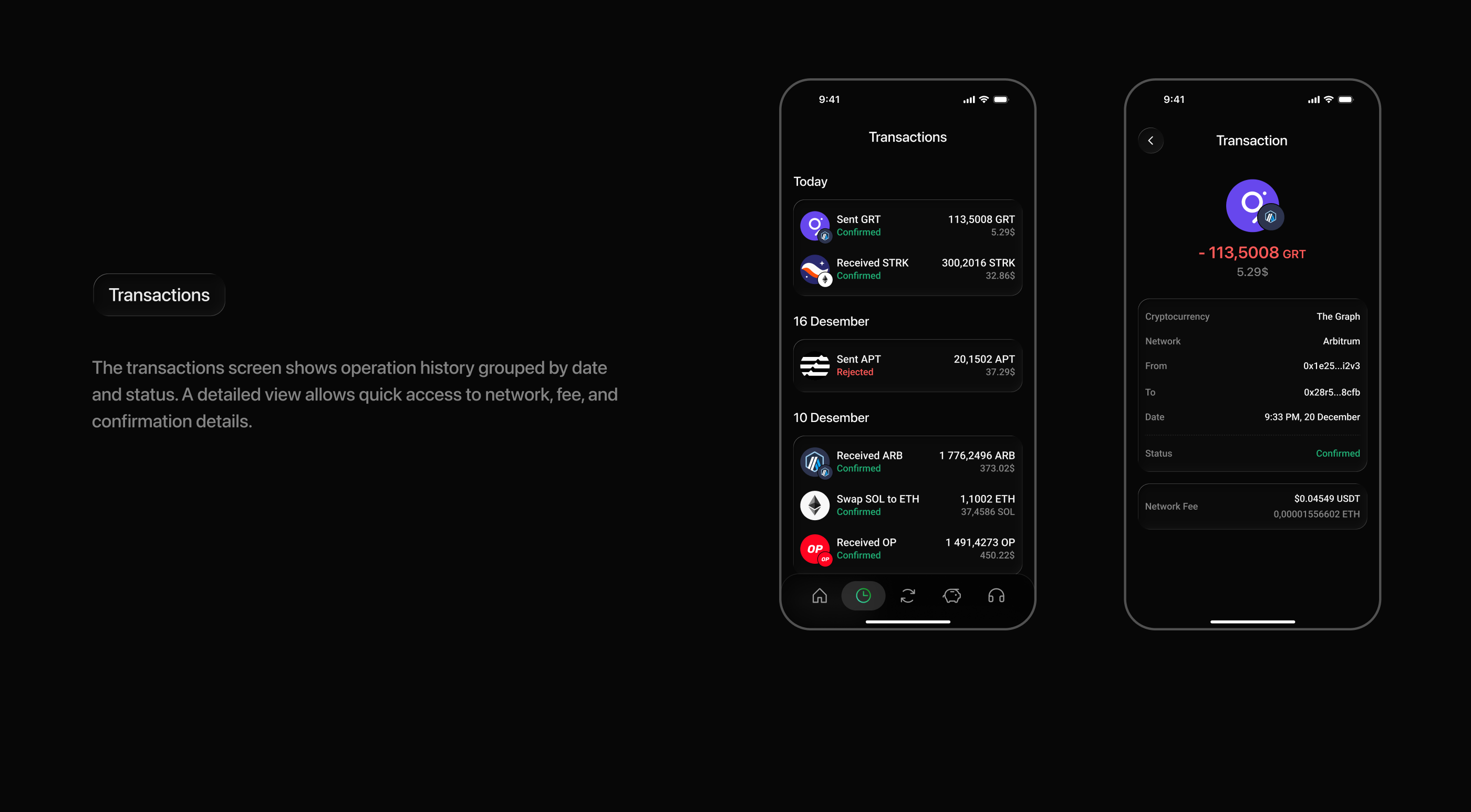 Arborium. AI Crypto Wallet — Изображение №10 — Интерфейсы на Dprofile