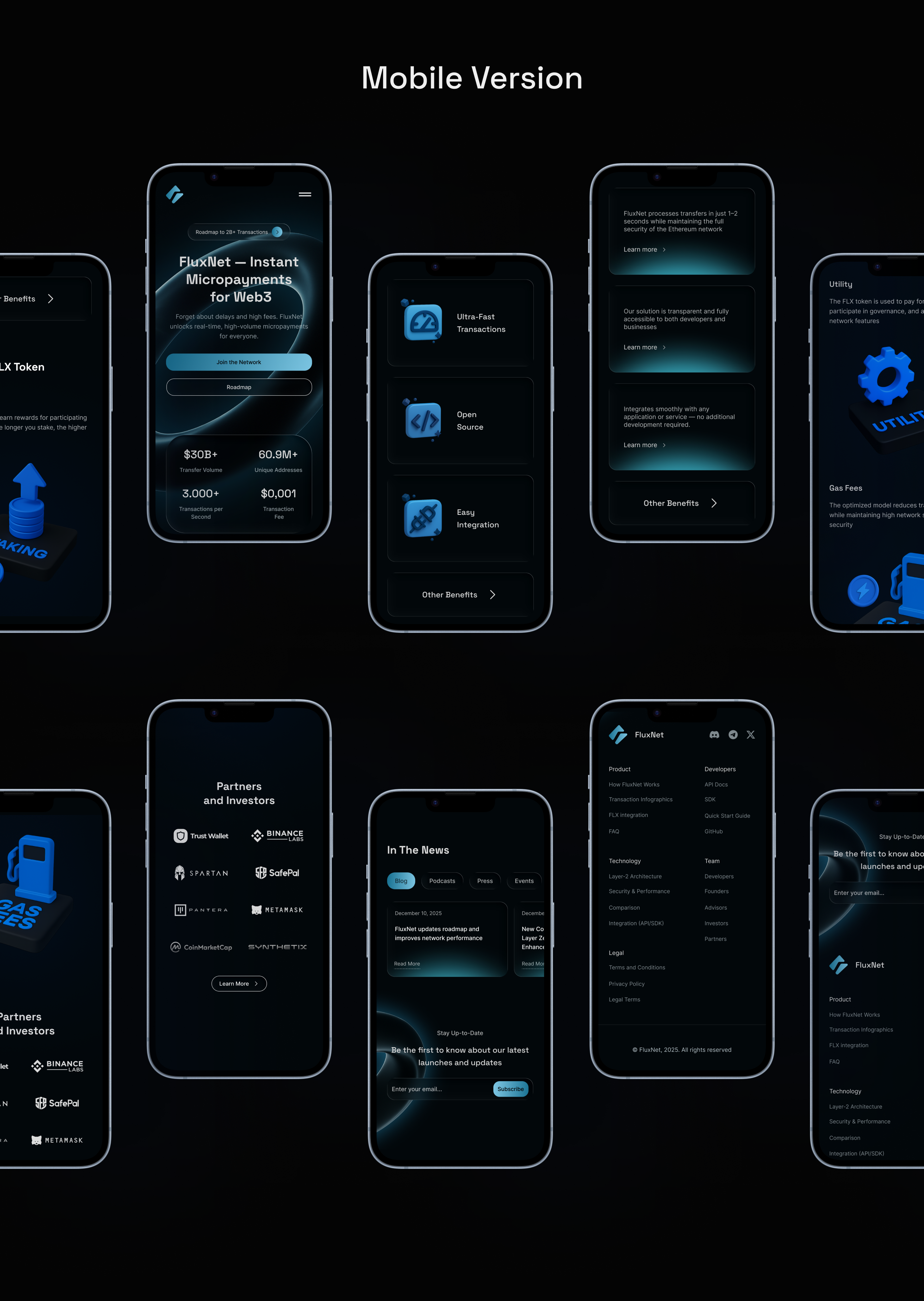 FluxNet — Instant Micropayments for Web3 — Изображение №14 — Интерфейсы на Dprofile