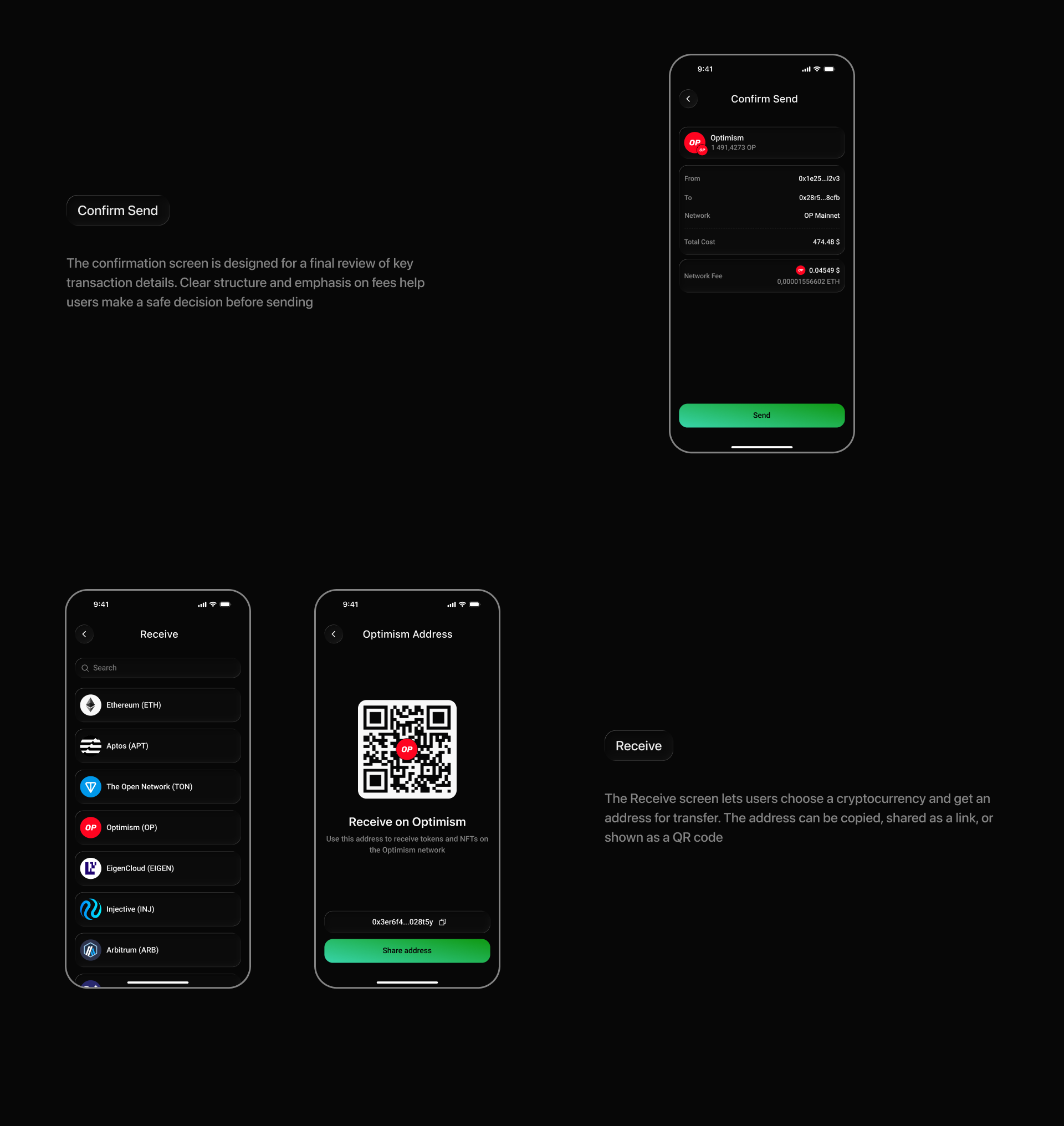 Arborium. AI Crypto Wallet — Изображение №13 — Интерфейсы на Dprofile