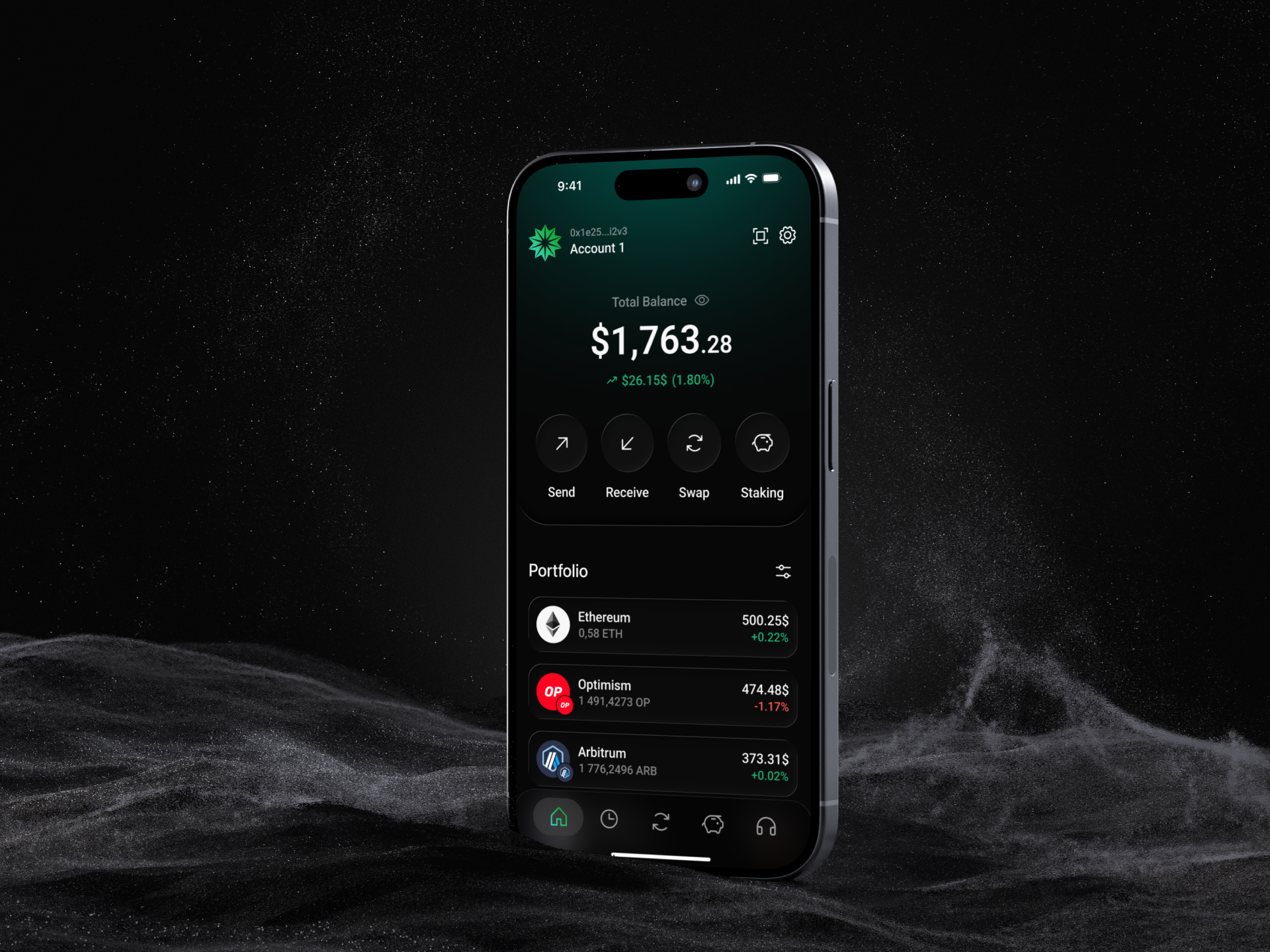 Arborium. AI Crypto Wallet — Изображение №1 — Интерфейсы на Dprofile