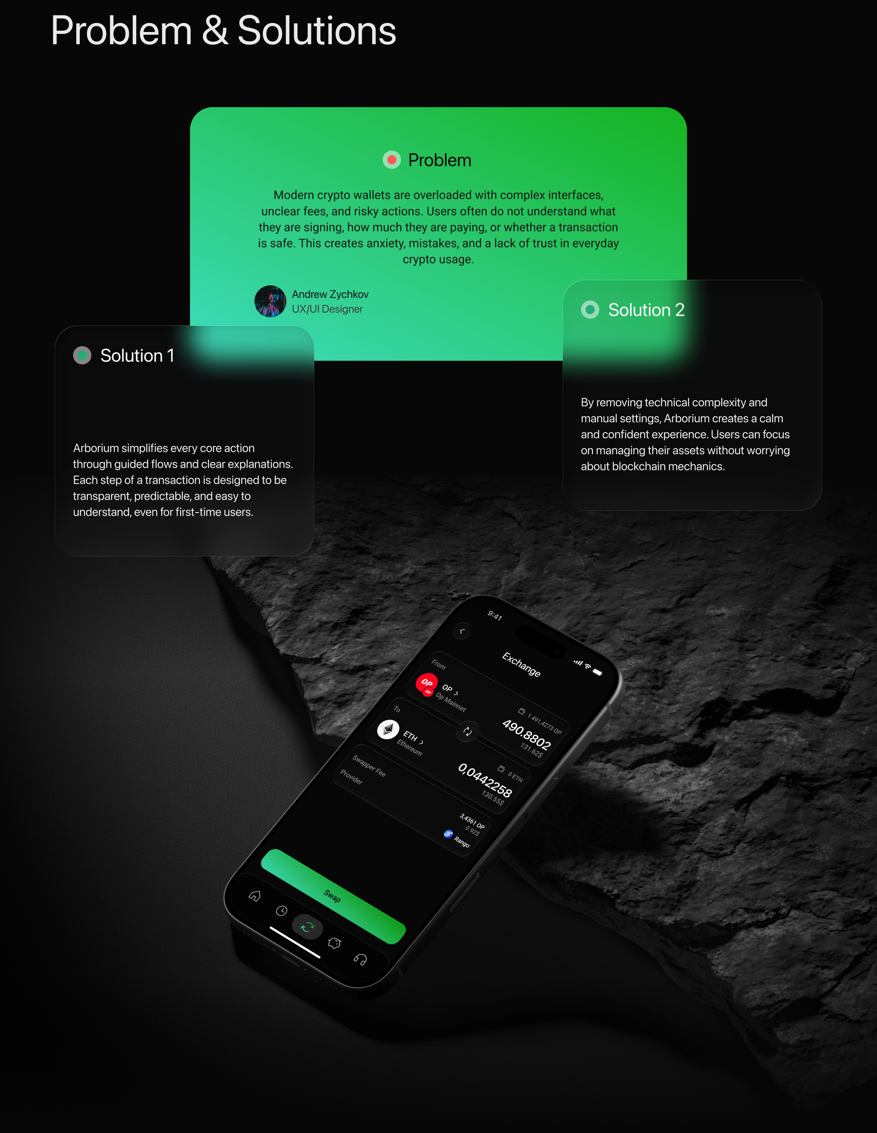 Arborium. AI Crypto Wallet — Изображение №4 — Интерфейсы на Dprofile