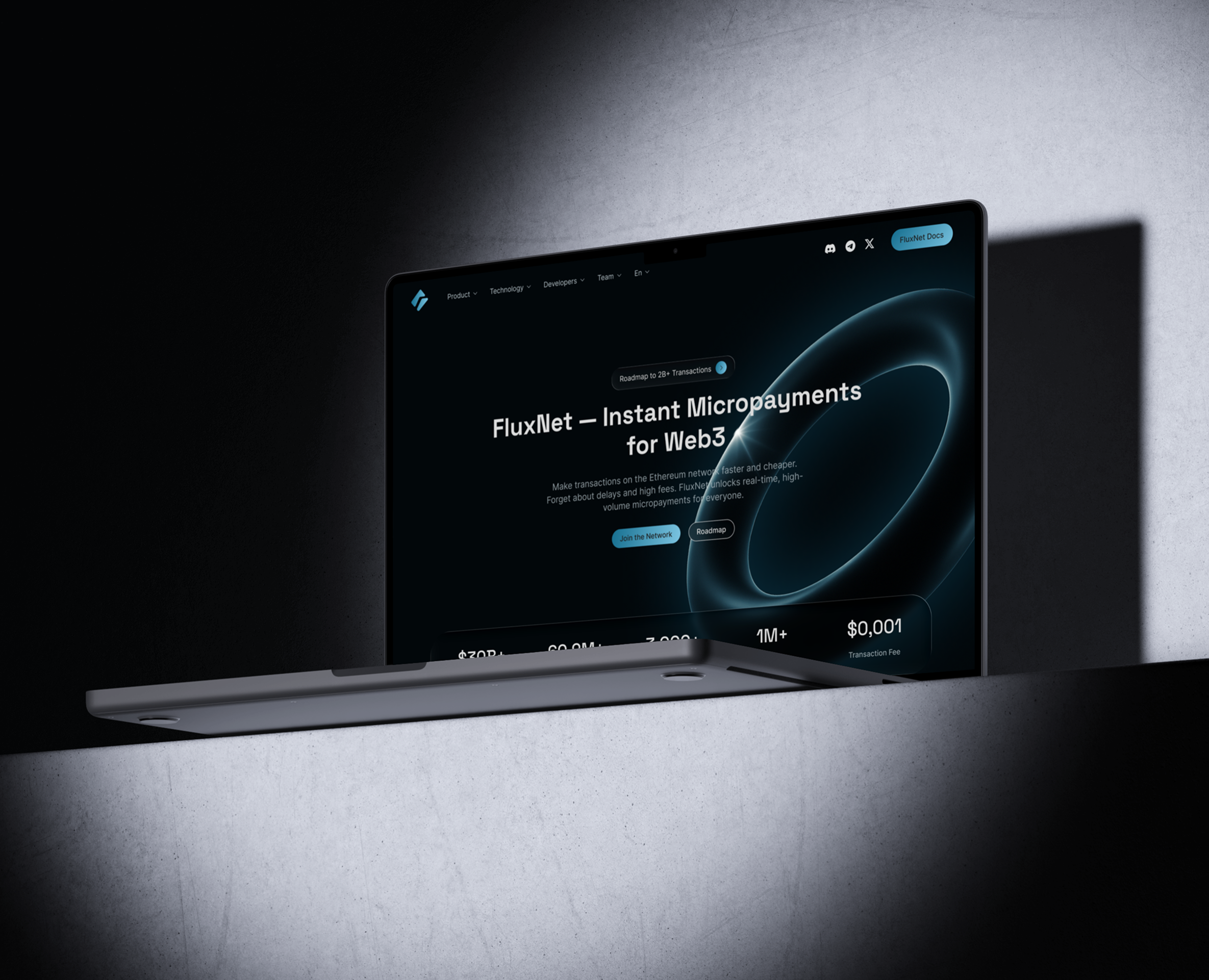 FluxNet — Instant Micropayments for Web3 — Интерфейсы на Dprofile