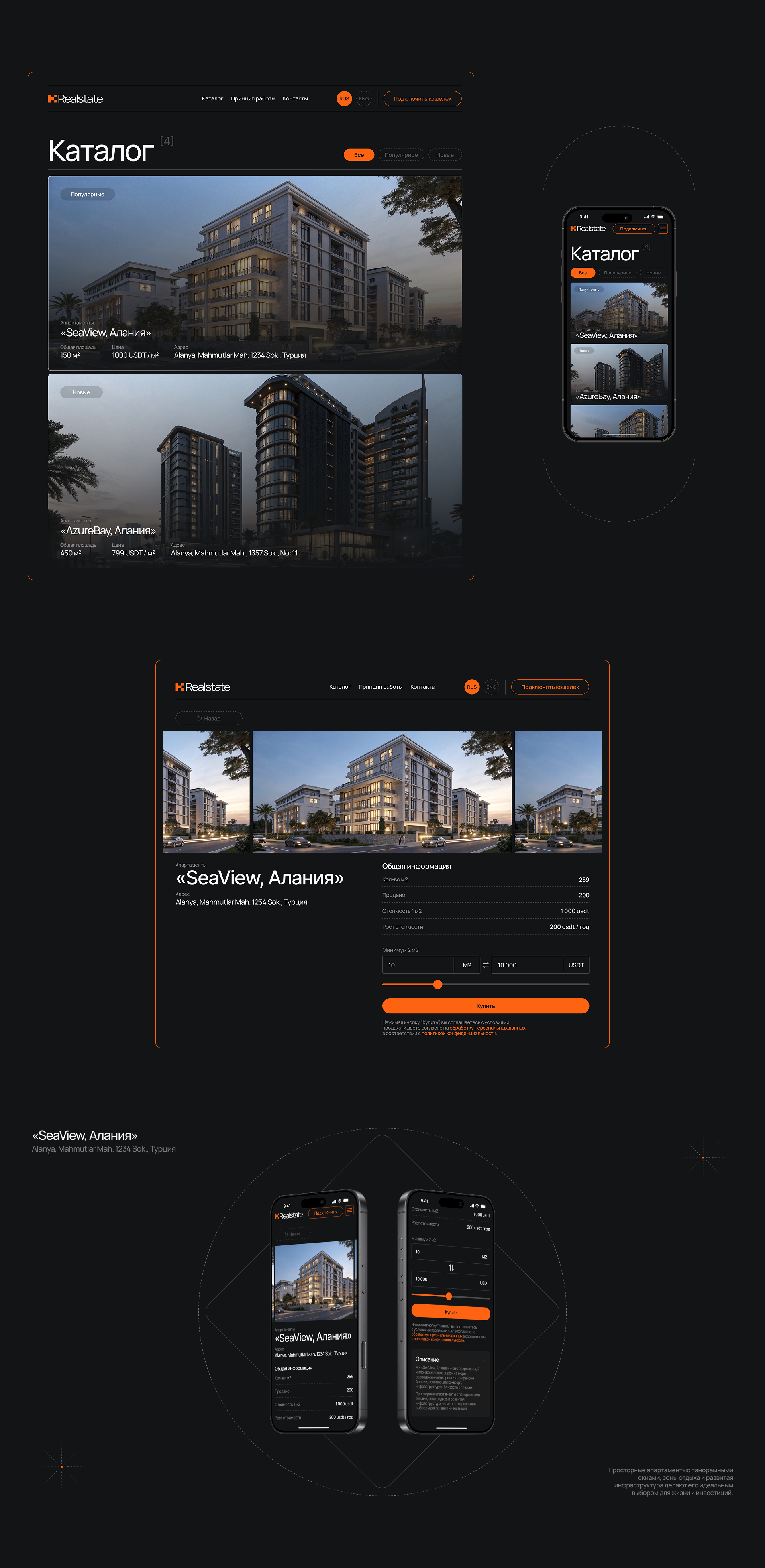 Realstate — Изображение №7 — Интерфейсы, Брендинг на Dprofile