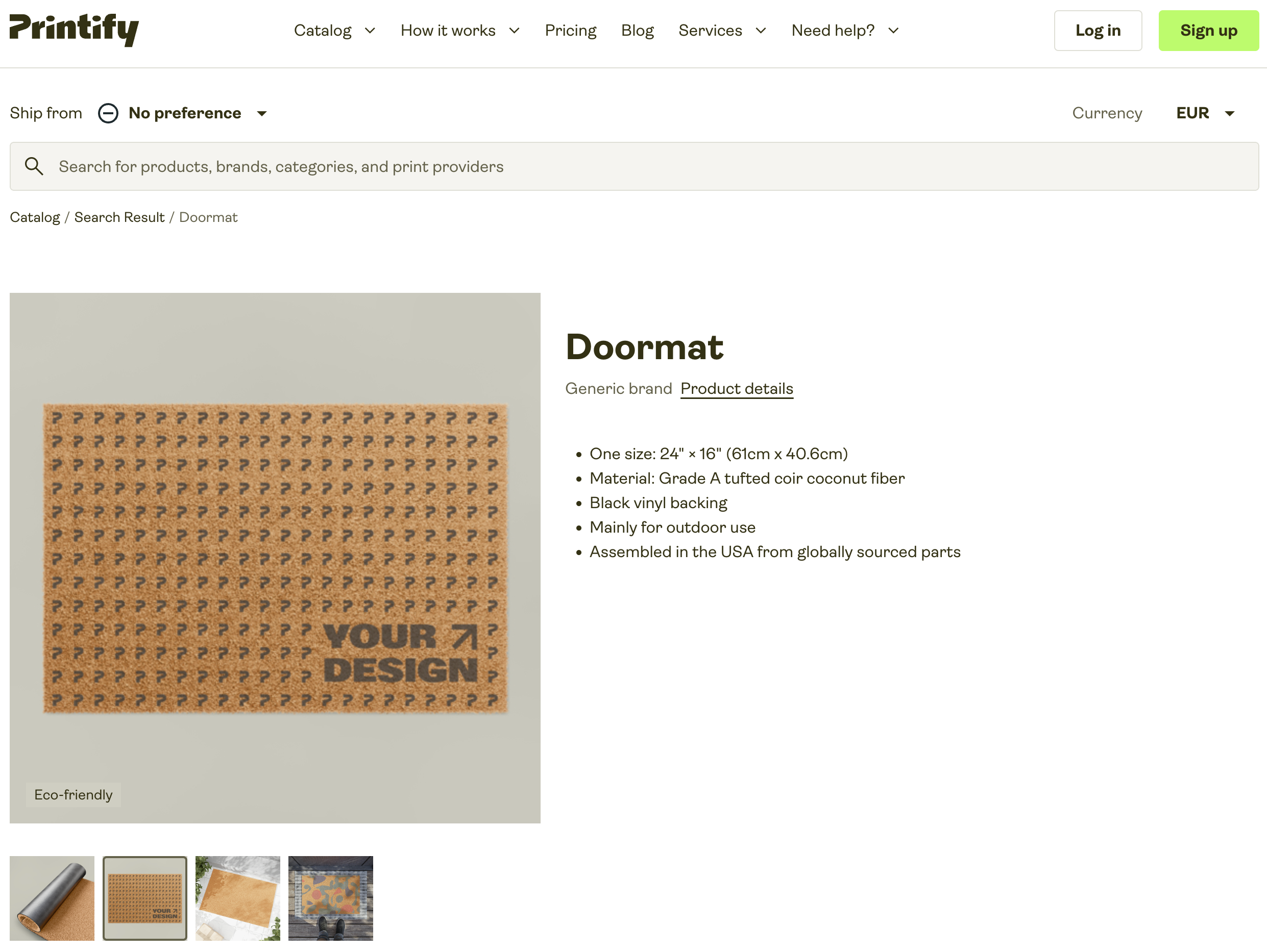 Коврик для входной двери (Макеты) — Изображение №5 — Брендинг, 3D на Dprofile