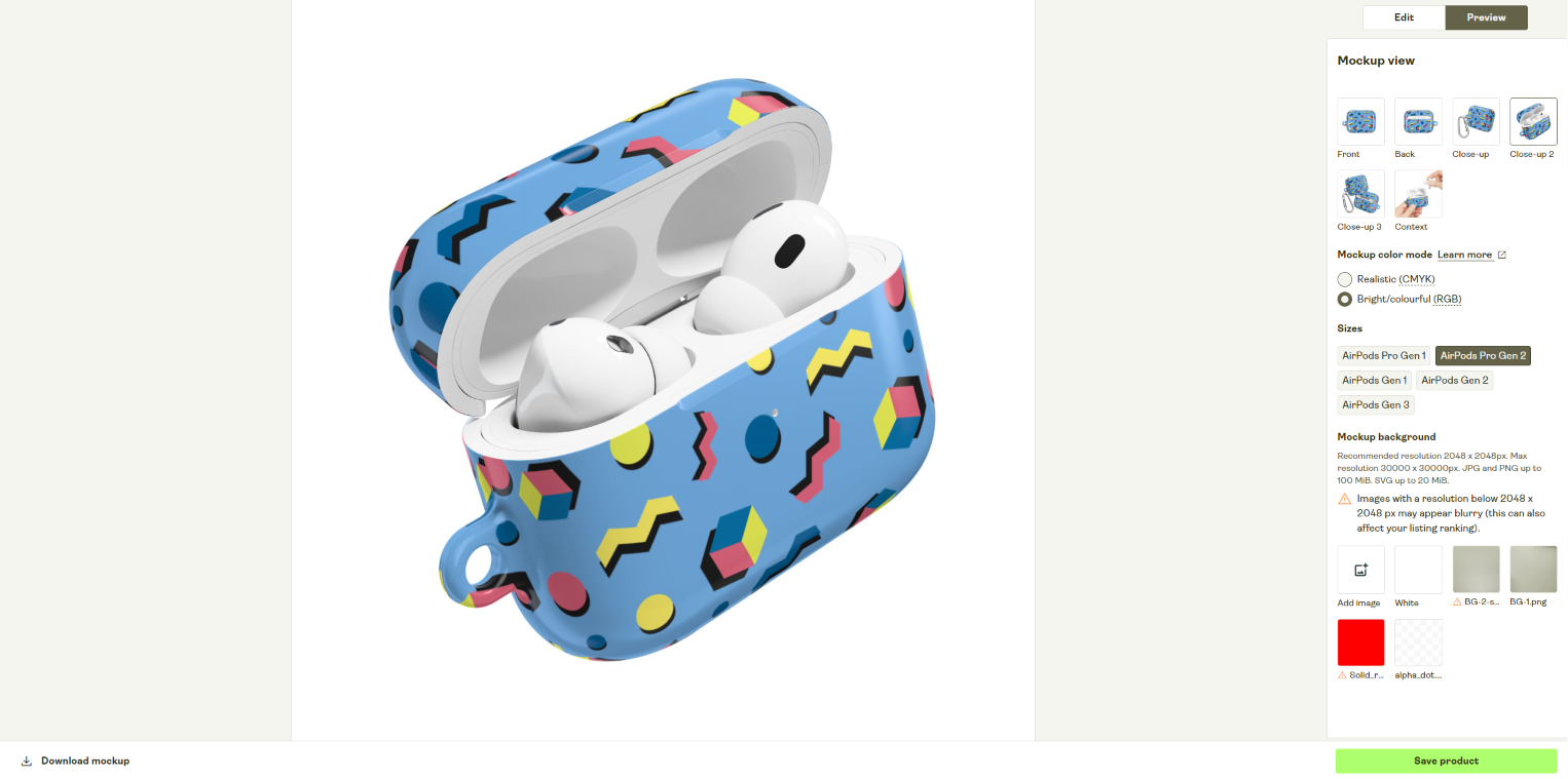 Чехол для AirPods (Макеты) — Изображение №21 — Брендинг, 3D на Dprofile