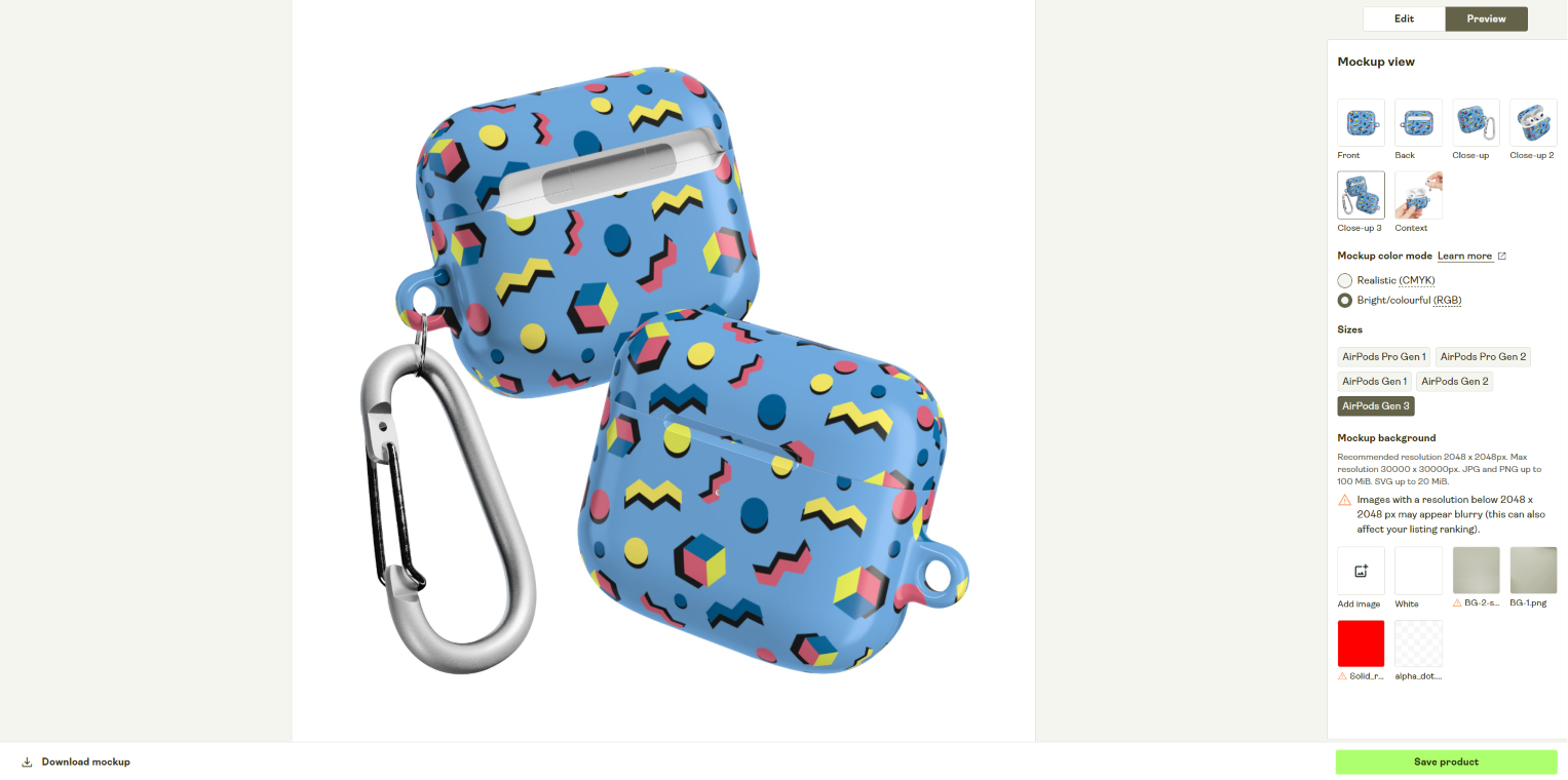 Чехол для AirPods (Макеты) — Изображение №22 — Брендинг, 3D на Dprofile