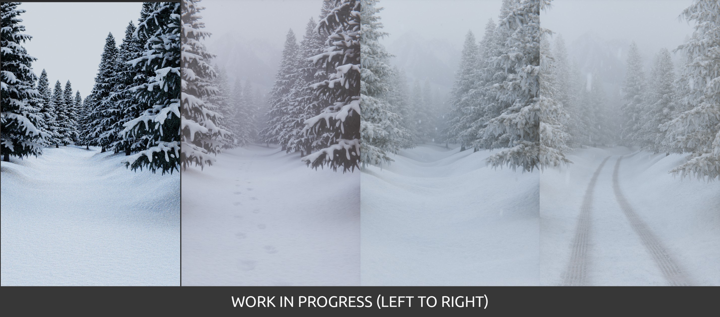 Снежный лес — Изображение №2 — 3D на Dprofile