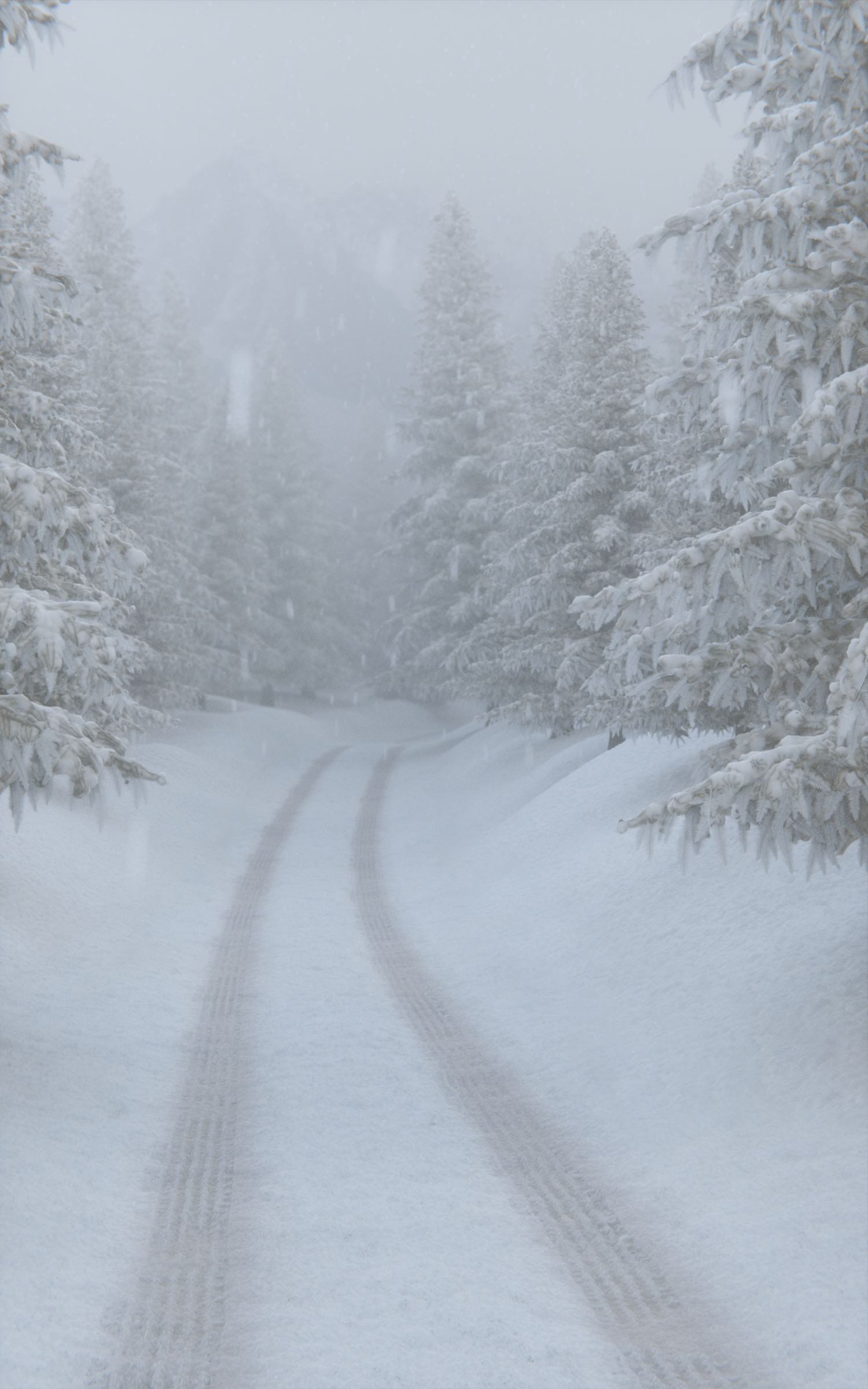 Снежный лес — Изображение №1 — 3D на Dprofile