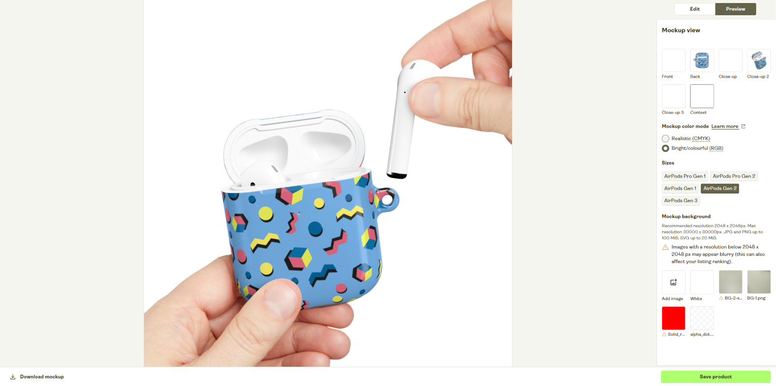 Чехол для AirPods (Макеты) — Изображение №23 — Брендинг, 3D на Dprofile