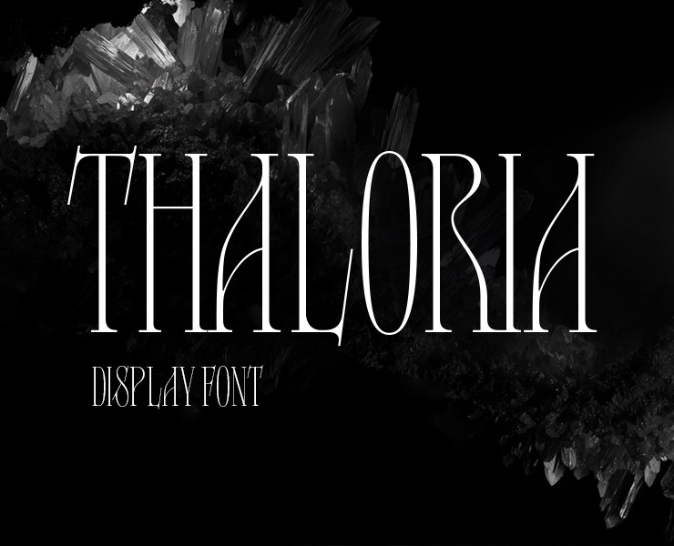 Шрифт Thaloria на Dprofile