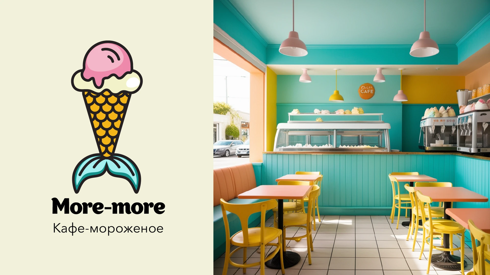 More-more | Кафе морожное / Ice cream cafe — Изображение №1 — Брендинг, Графика на Dprofile