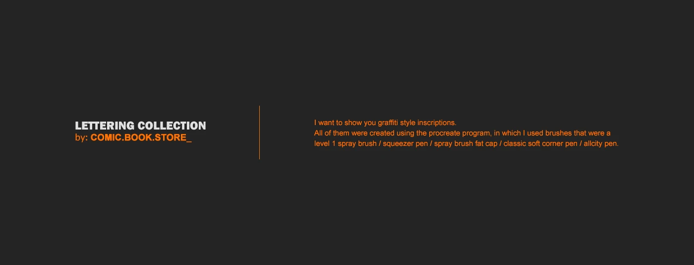 GRAFFITI LETTERING COLLECTION — Изображение №1 — Брендинг, Графика на Dprofile