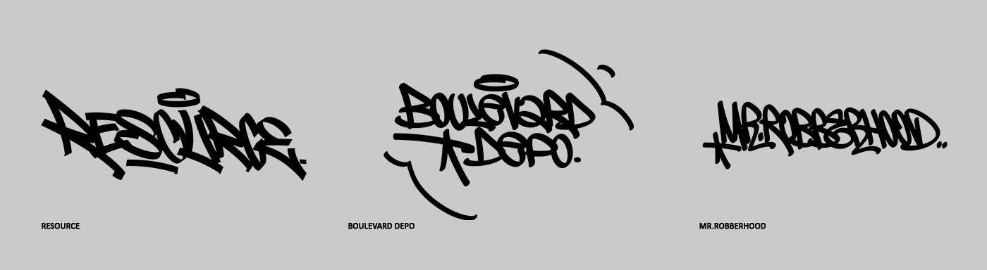 GRAFFITI LETTERING COLLECTION — Изображение №6 — Брендинг, Графика на Dprofile