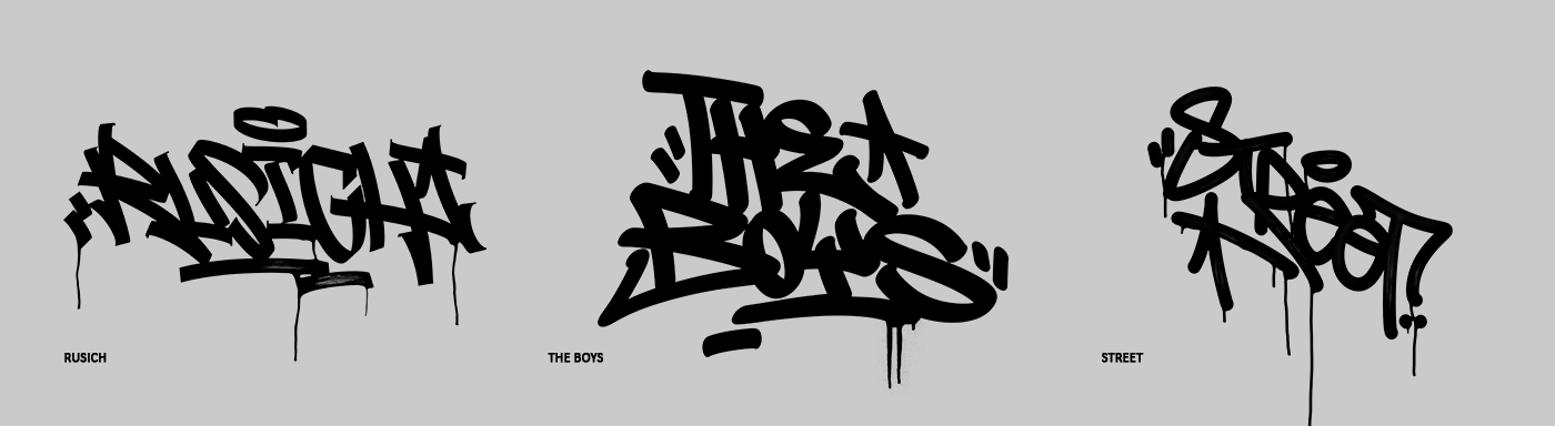 GRAFFITI LETTERING COLLECTION — Изображение №16 — Брендинг, Графика на Dprofile
