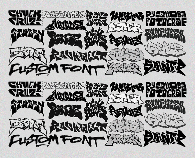Custom font collection на Dprofile