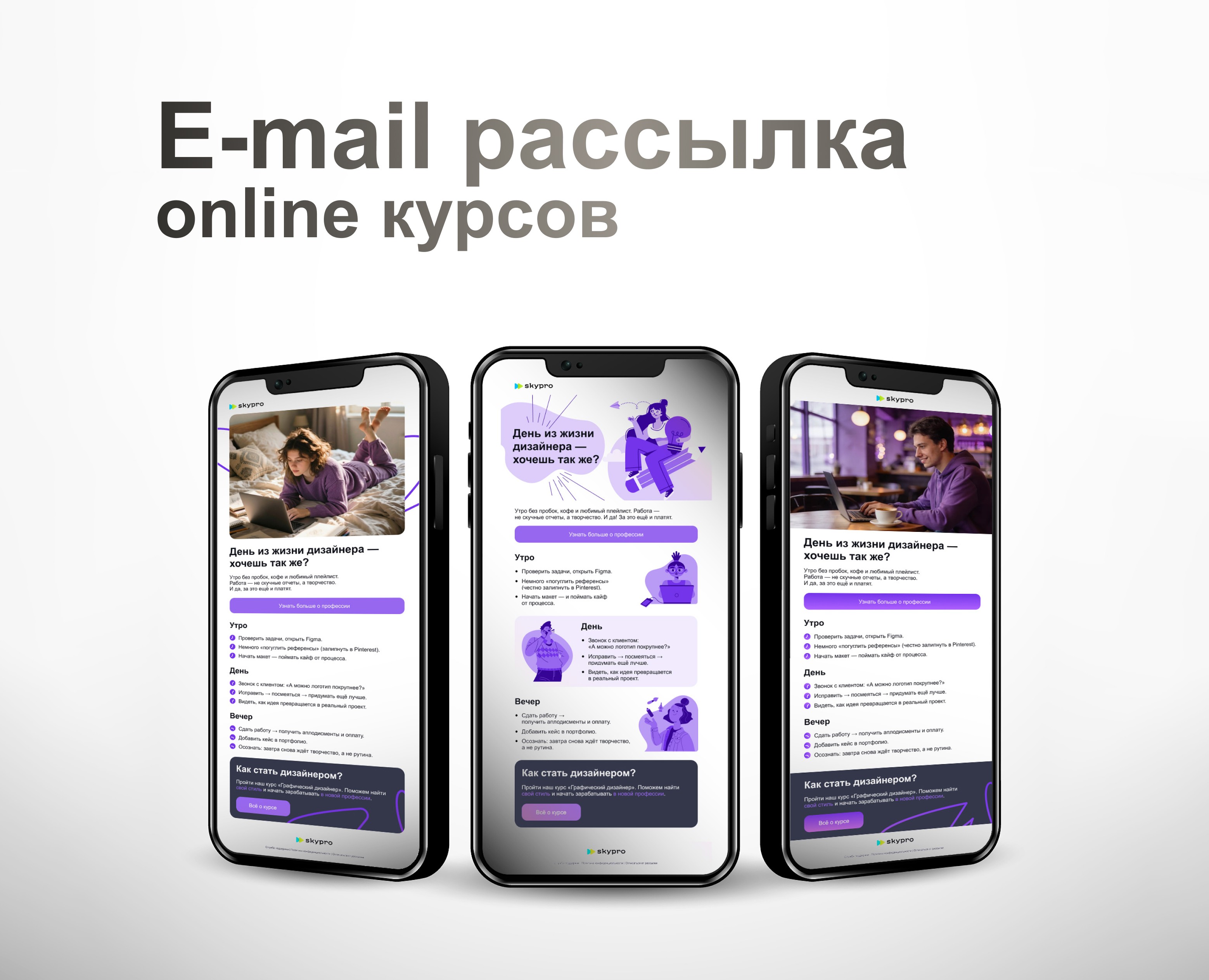 E-mail рассылка online курсов — Интерфейсы на Dprofile
