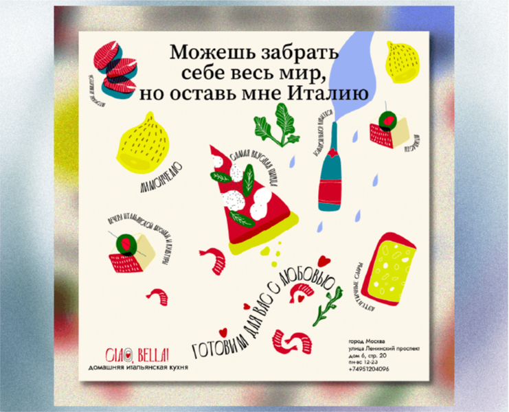 Верстка материалов для пиццерии — Брендинг, Графика на Dprofile