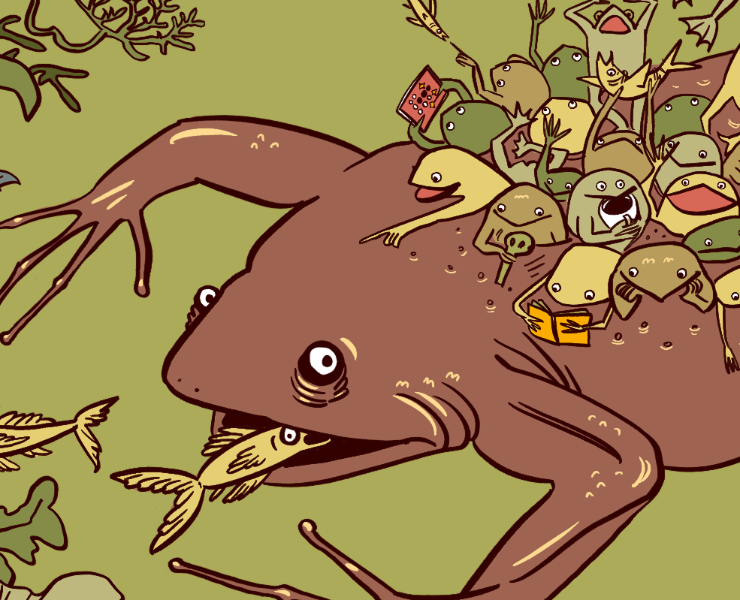 Pipa pipa — Иллюстрация на Dprofile