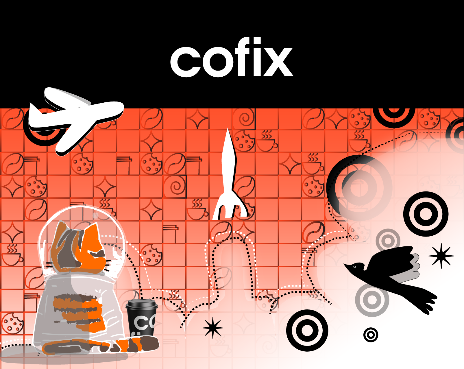 Международная сеть кофеен Cofix — Изображение №1 — Брендинг, Графика на Dprofile
