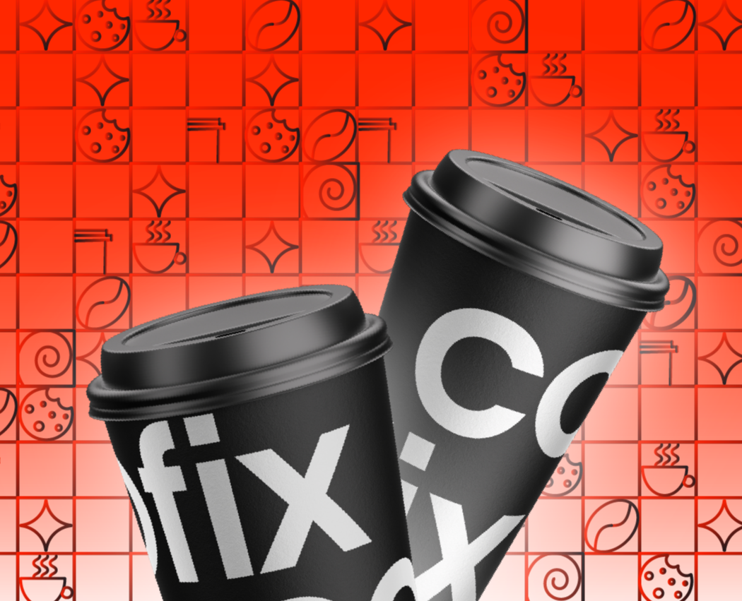 Международная сеть кофеен Cofix — Брендинг, Графика на Dprofile