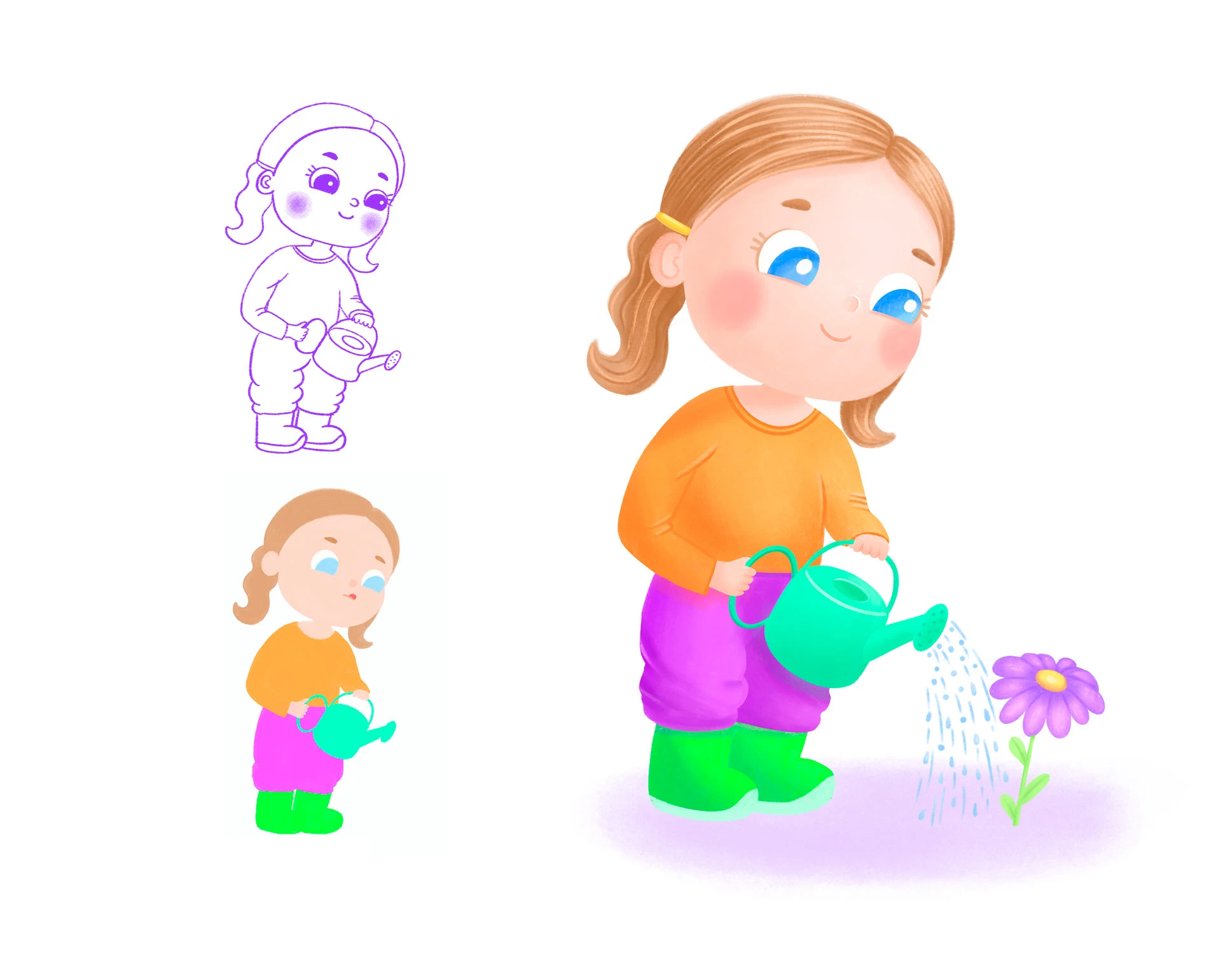 Детские персонажи — Изображение №5 — Иллюстрация на Dprofile