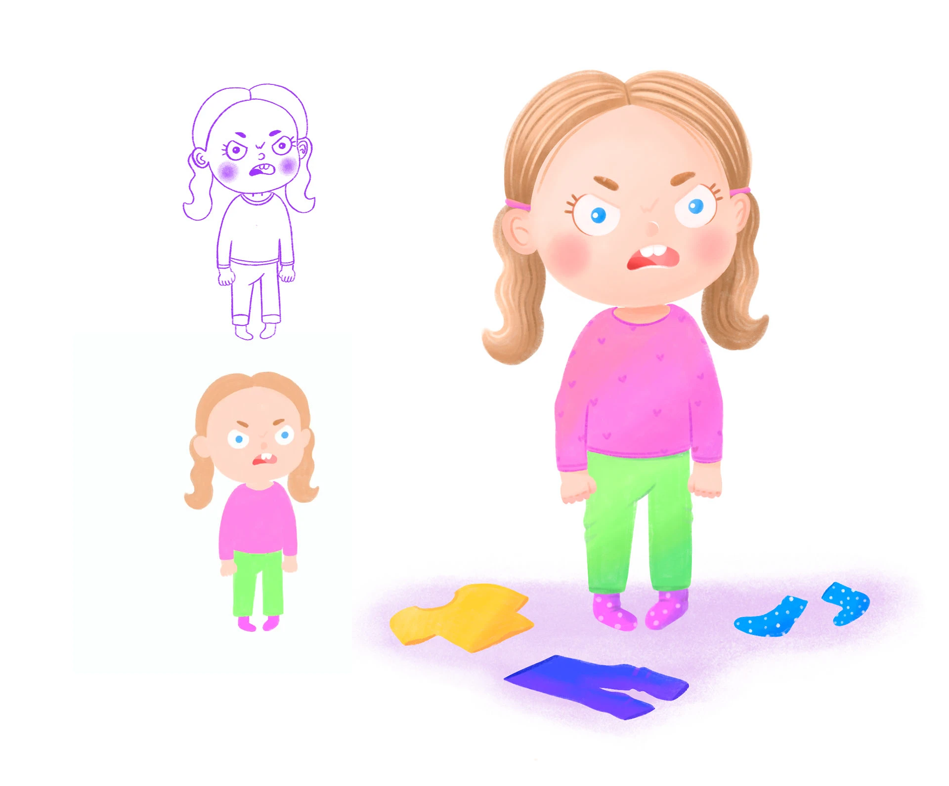 Детские персонажи — Изображение №3 — Иллюстрация на Dprofile