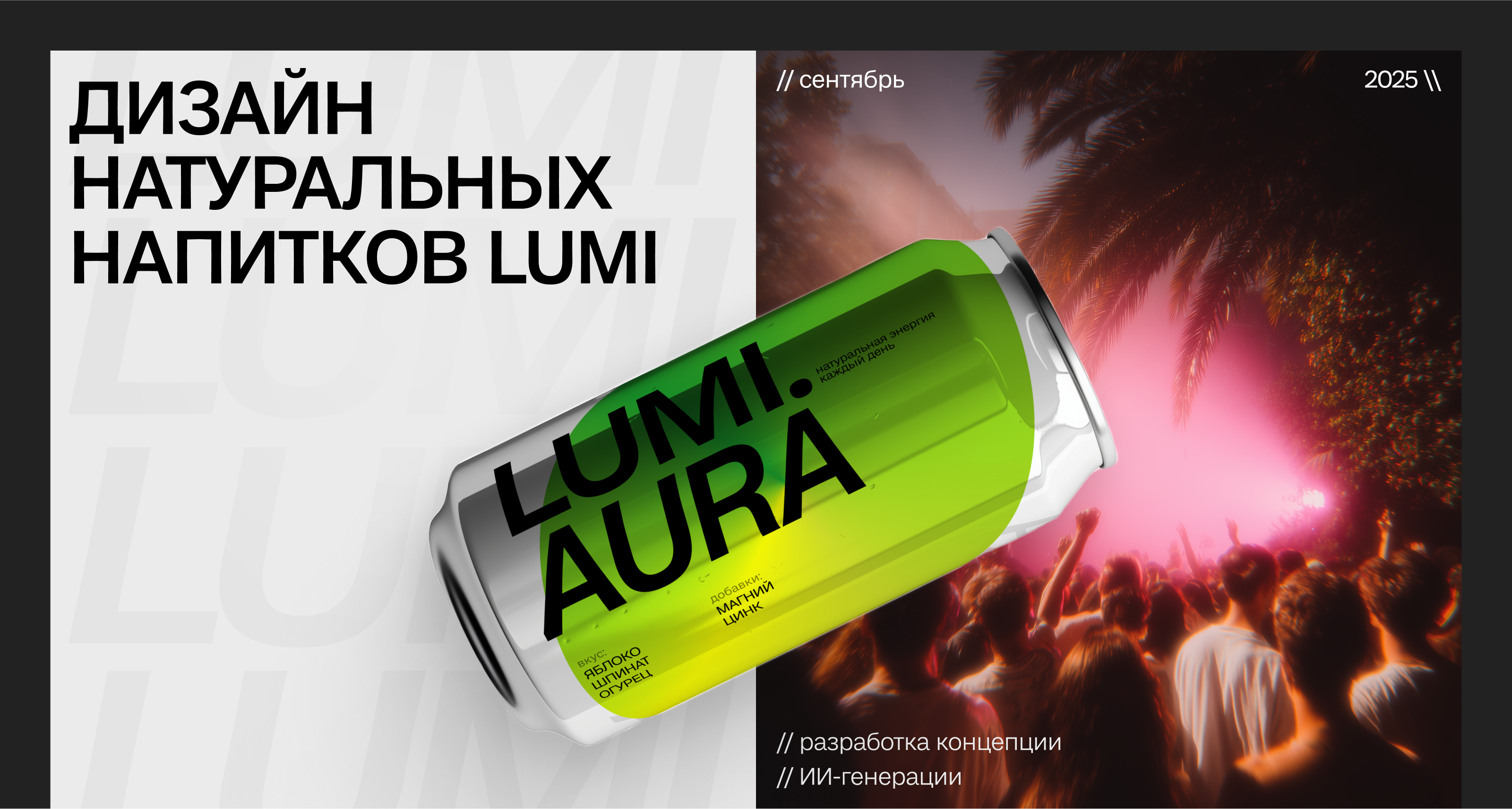 LUMI — натуральные напитки — Изображение №1 — Брендинг на Dprofile