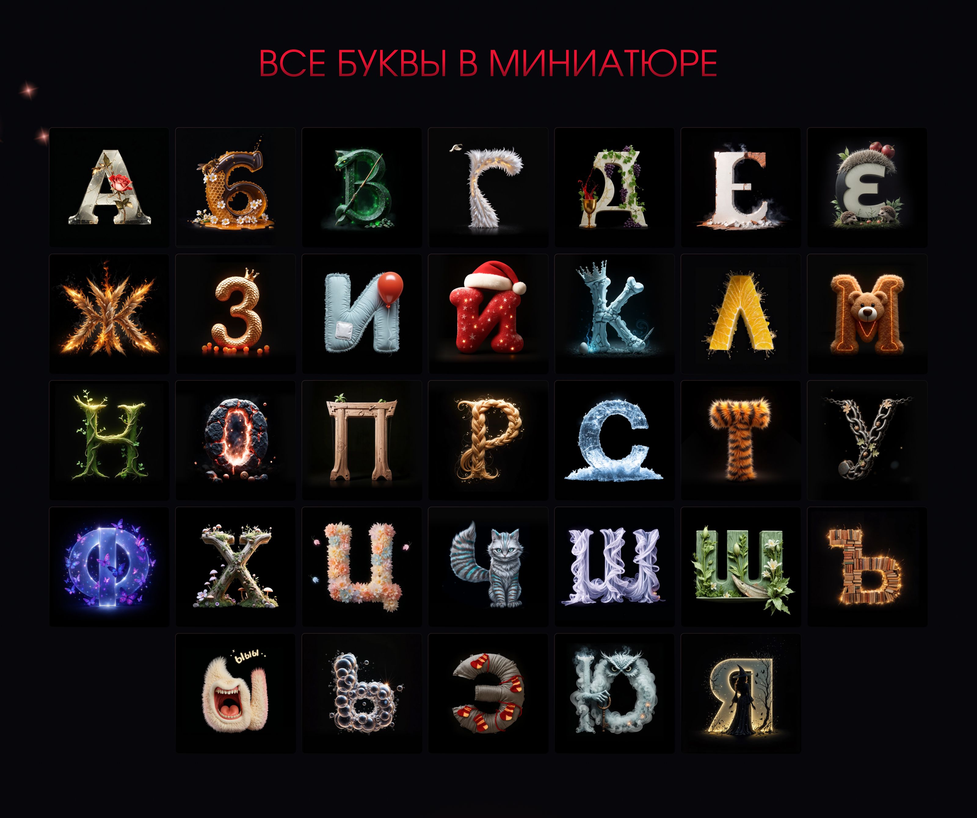 БКВЧ 2025 // Сказочный алфавит — Изображение №3 — Графика на Dprofile