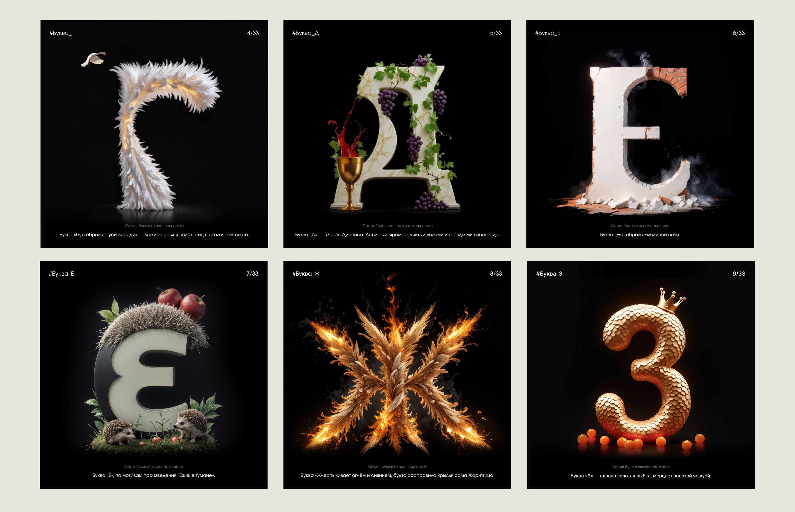 БКВЧ 2025 // Сказочный алфавит — Изображение №5 — Графика на Dprofile