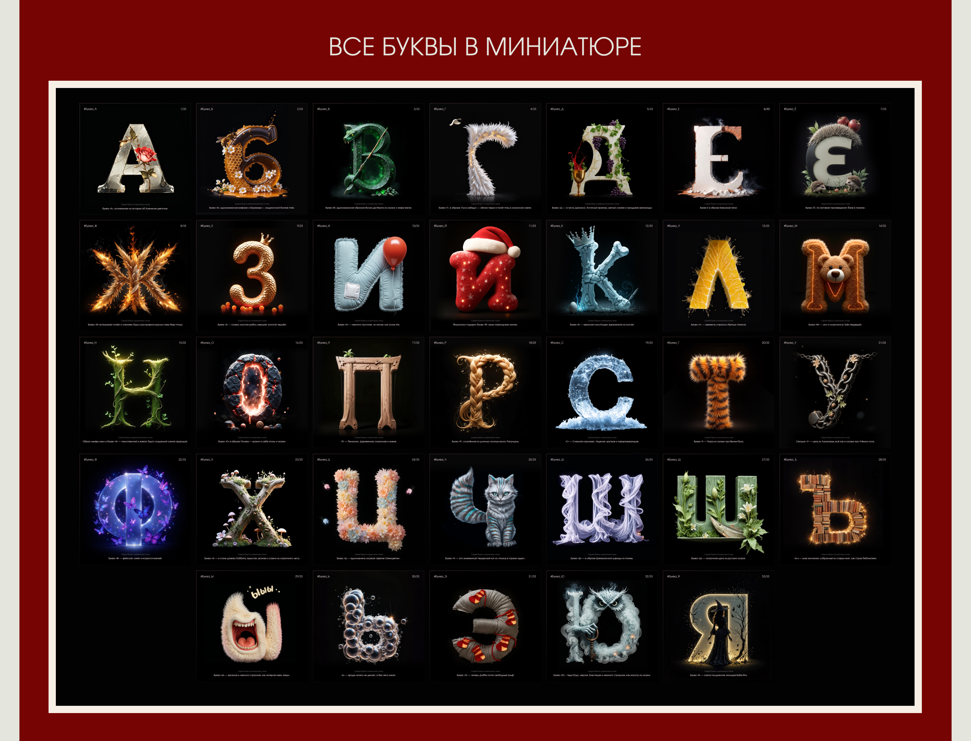 БКВЧ 2025 // Сказочный алфавит — Изображение №3 — Графика на Dprofile