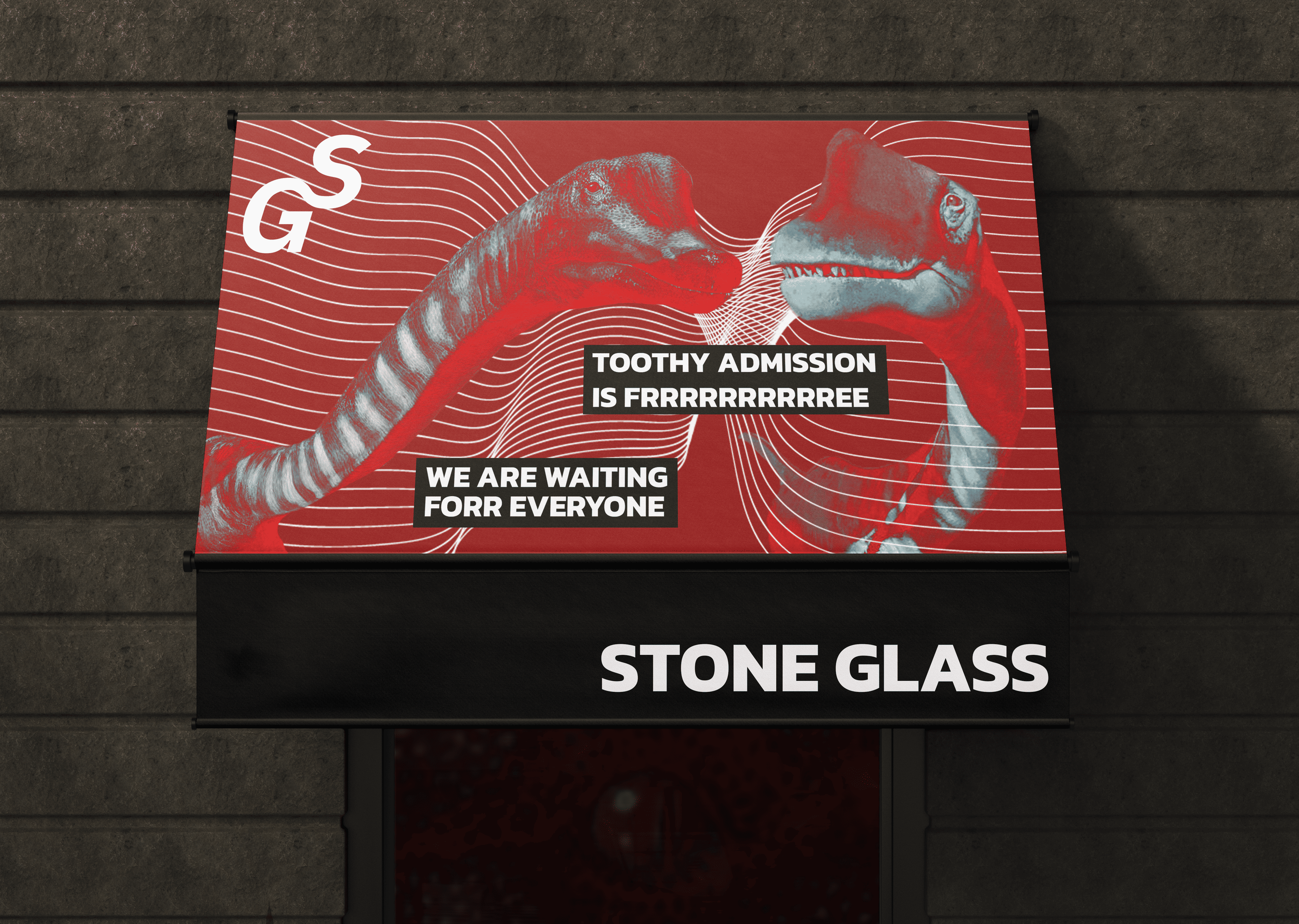 Бар юрского периода STONE GLASS/Учебный проект — Изображение №8 — Брендинг на Dprofile