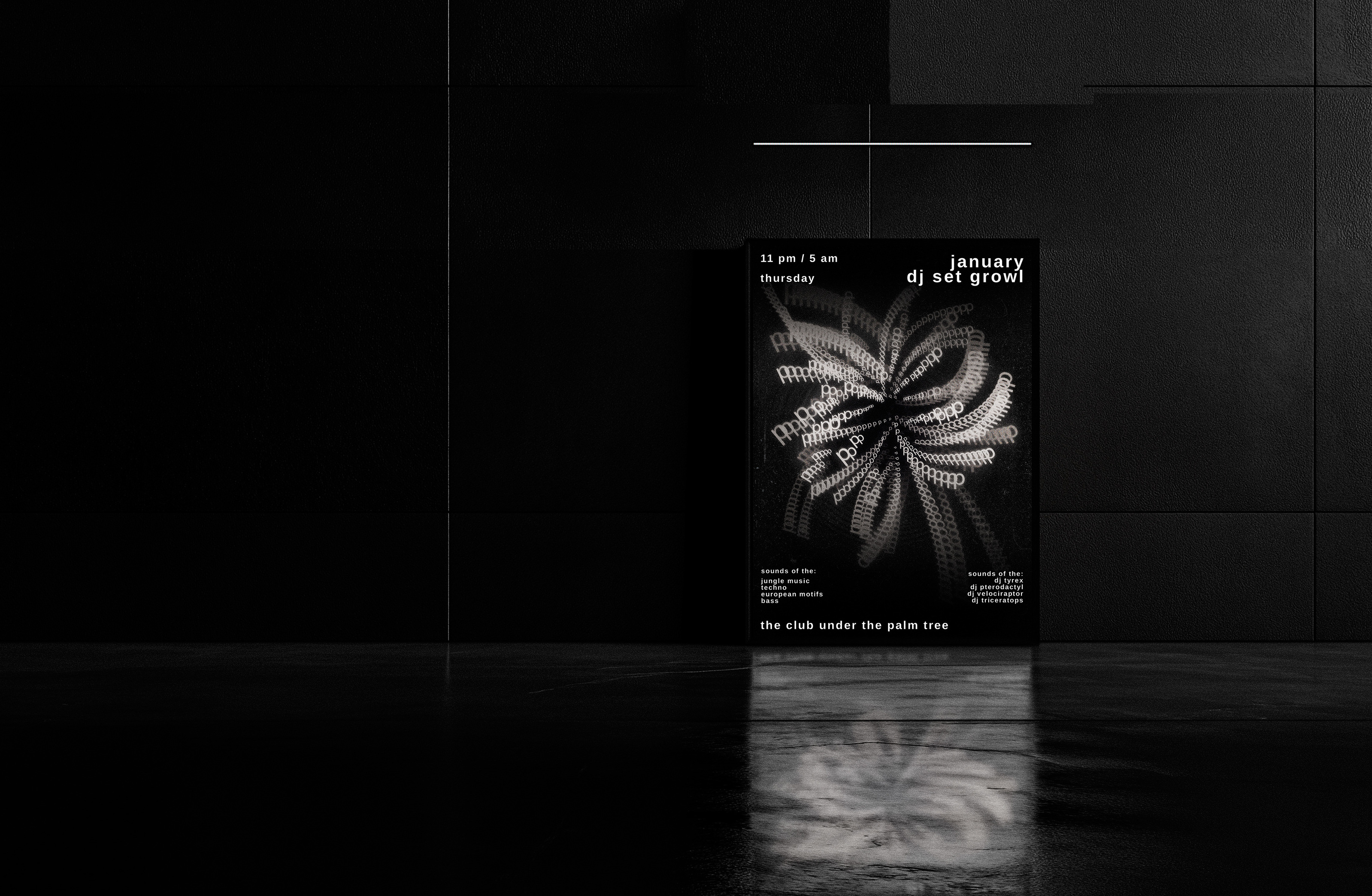 Серия плакатов для бара юрского периода STONE GLASS/учебный… — Изображение №1 — Графика на Dprofile