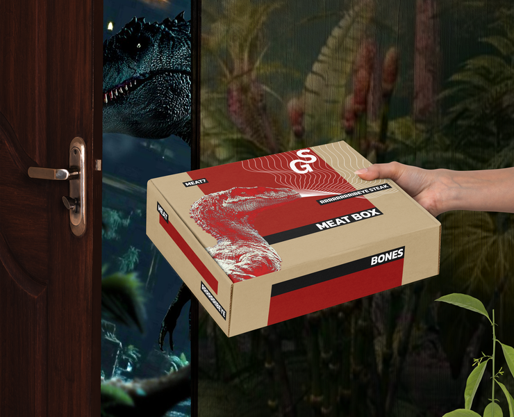 Бар юрского периода STONE GLASS/Учебный проект на Dprofile