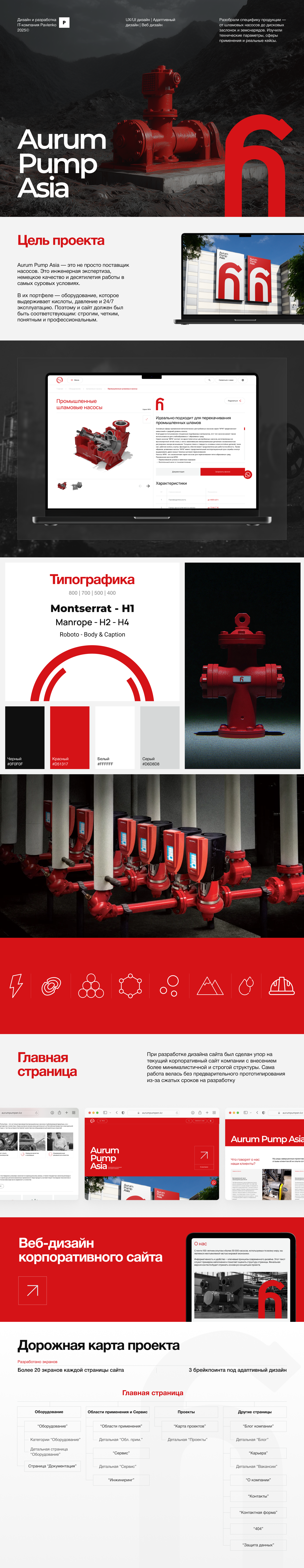 Aurum Pump Asia (UX/UI) — Изображение №1 — Интерфейсы, Брендинг на Dprofile