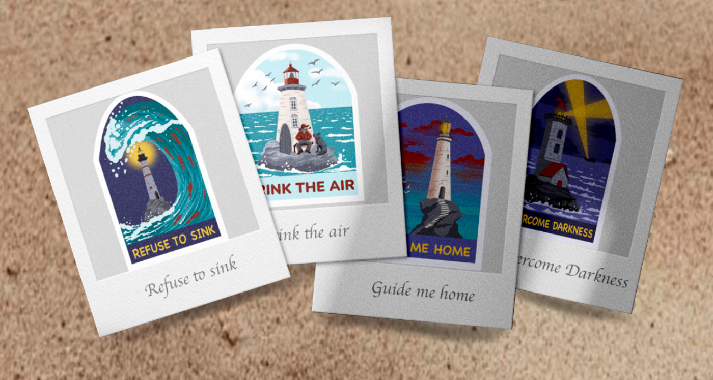 Стекеры с морской тиматикой — Изображение №10 — Брендинг, Иллюстрация на Dprofile