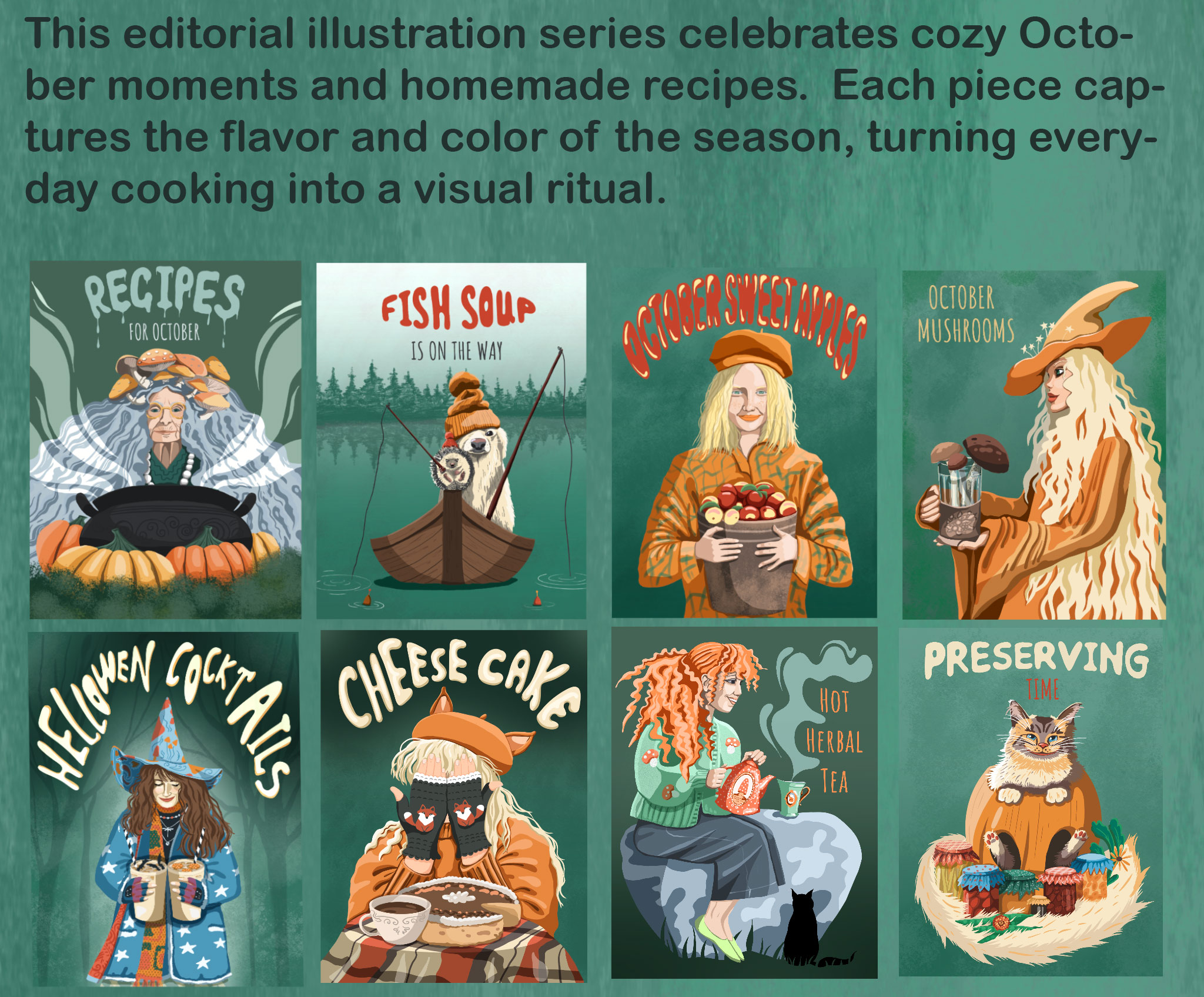 Рецепты октября — Изображение №2 — Иллюстрация, Графика на Dprofile