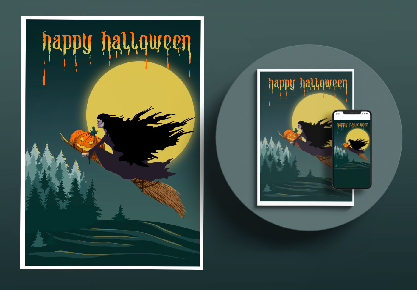 Хэллоуин сет — Изображение №7 — Интерфейсы, Брендинг на Dprofile