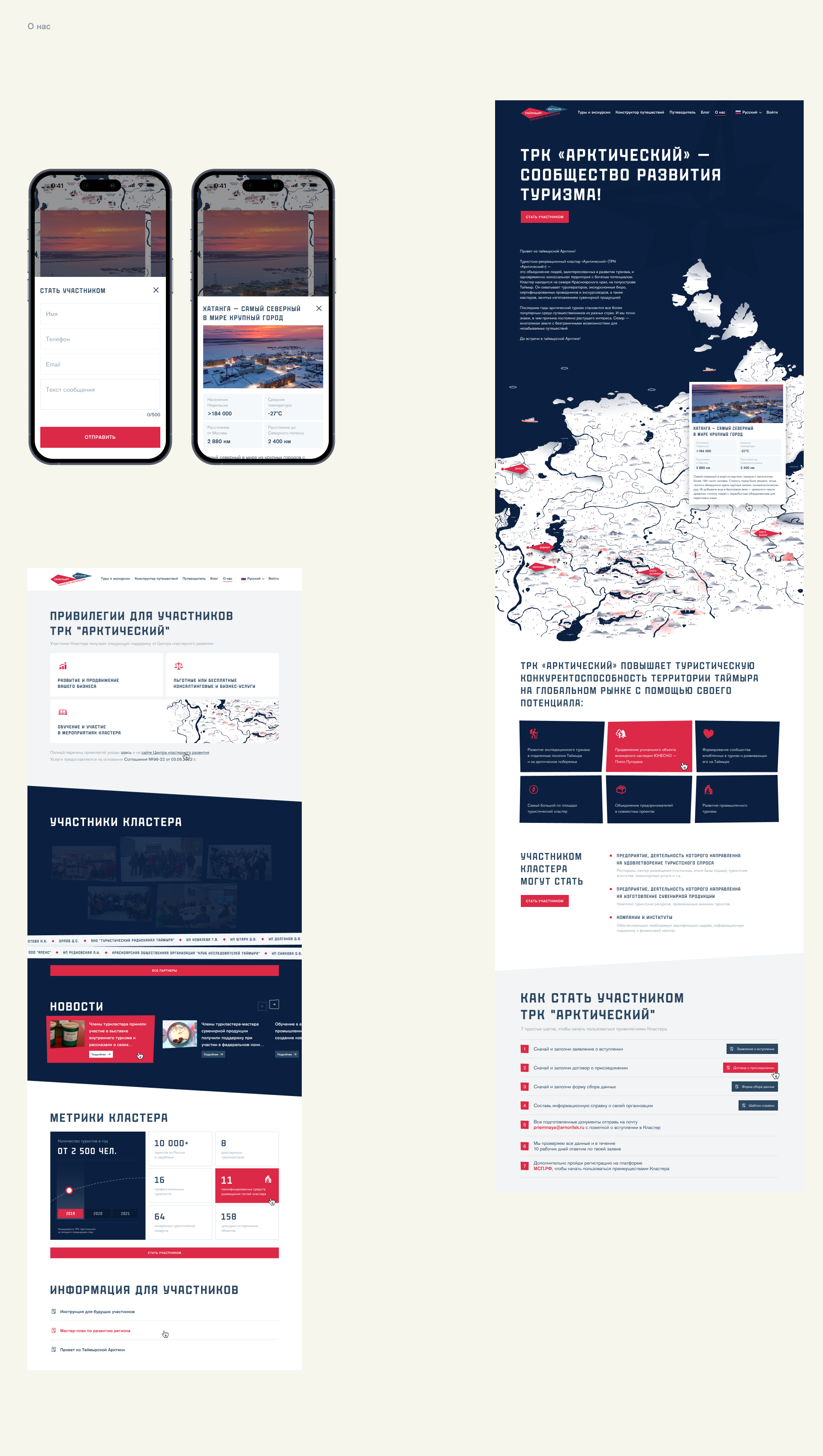 Туркластер Арктический — Изображение №9 — Интерфейсы на Dprofile